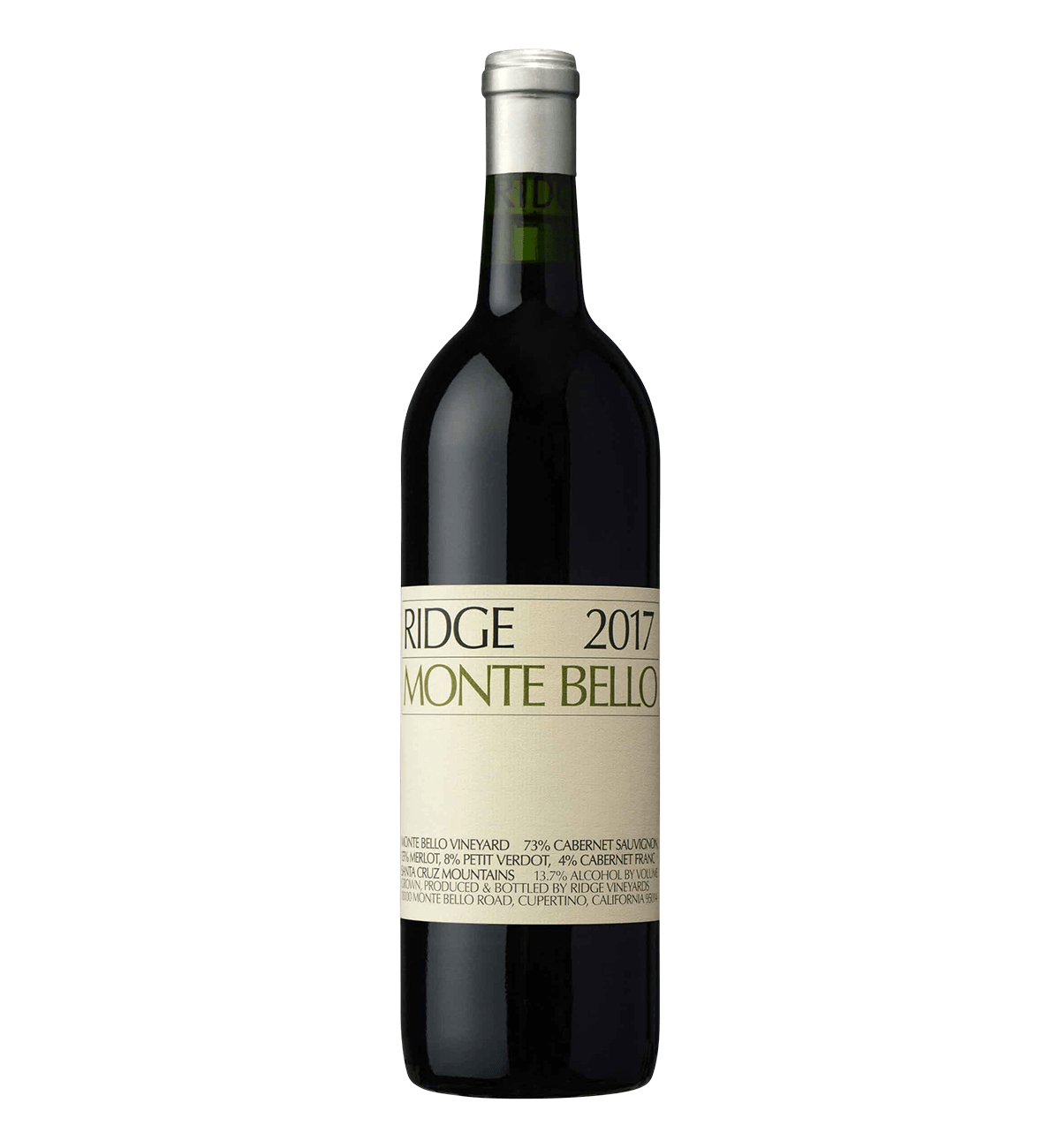 Ridge Vineyards Monte Bello Cabernet Sauvignon 2017