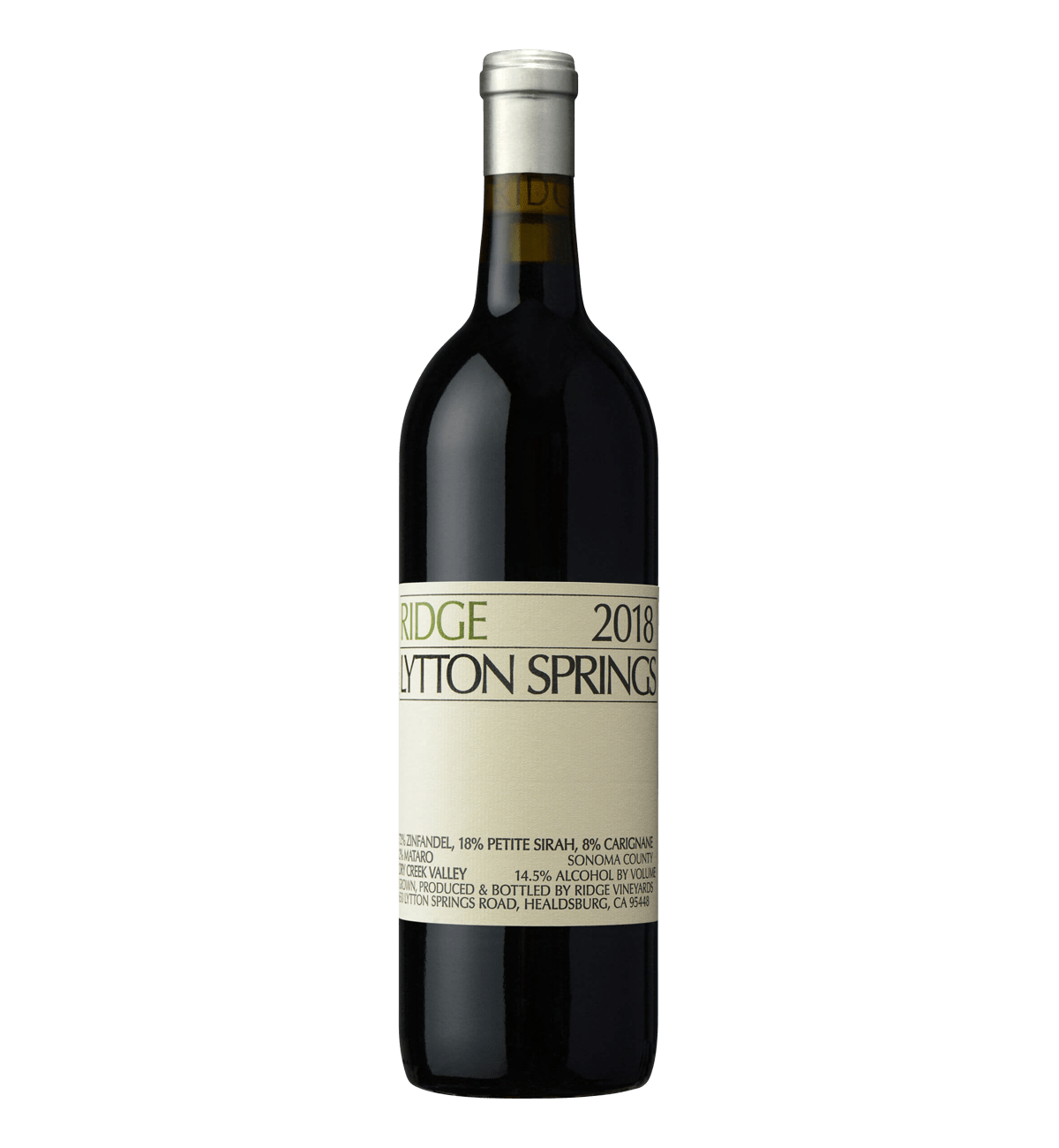 Ridge Vineyards Lytton Springs 2018 Dobbeltmagnum