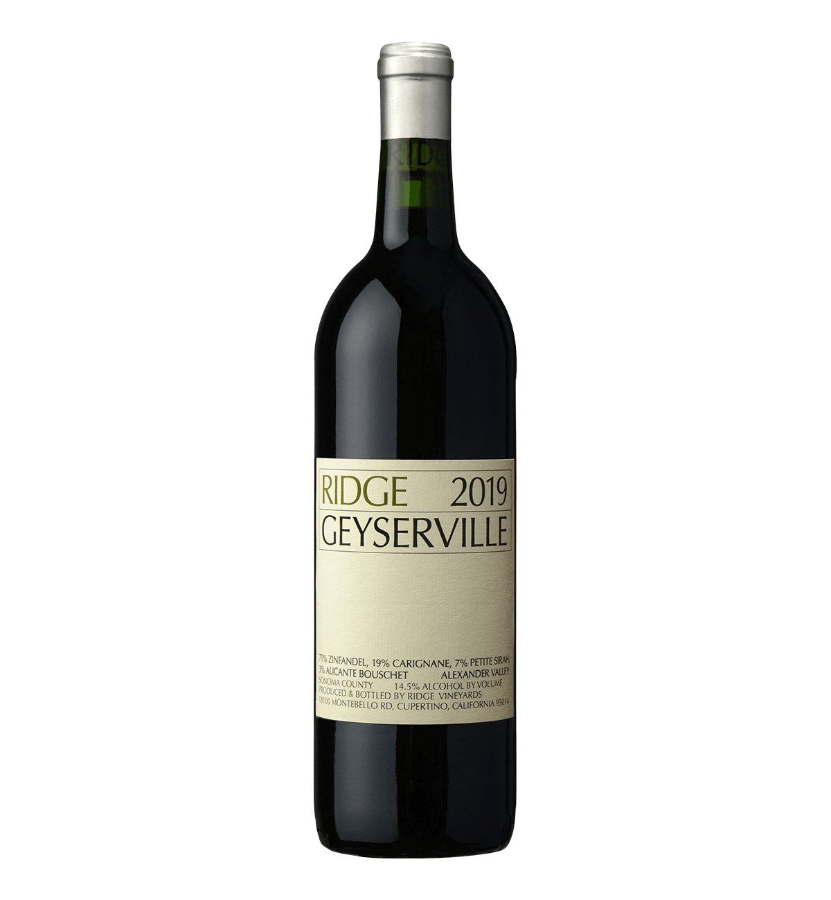 Ridge Vineyards Geyserville 2019 300CL