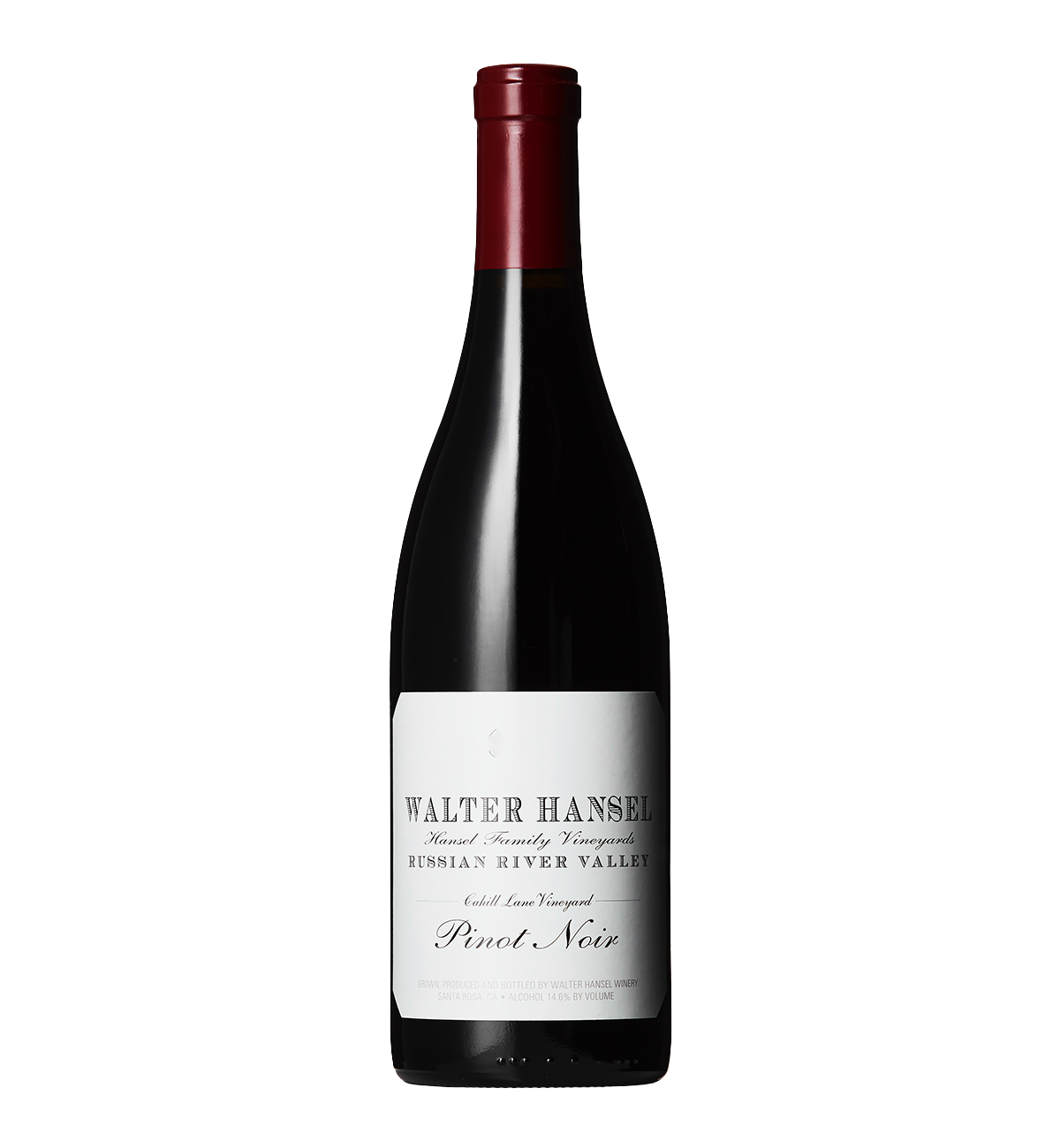 Walter Hansel Winery Pinot Noir Cahill Lane 2019