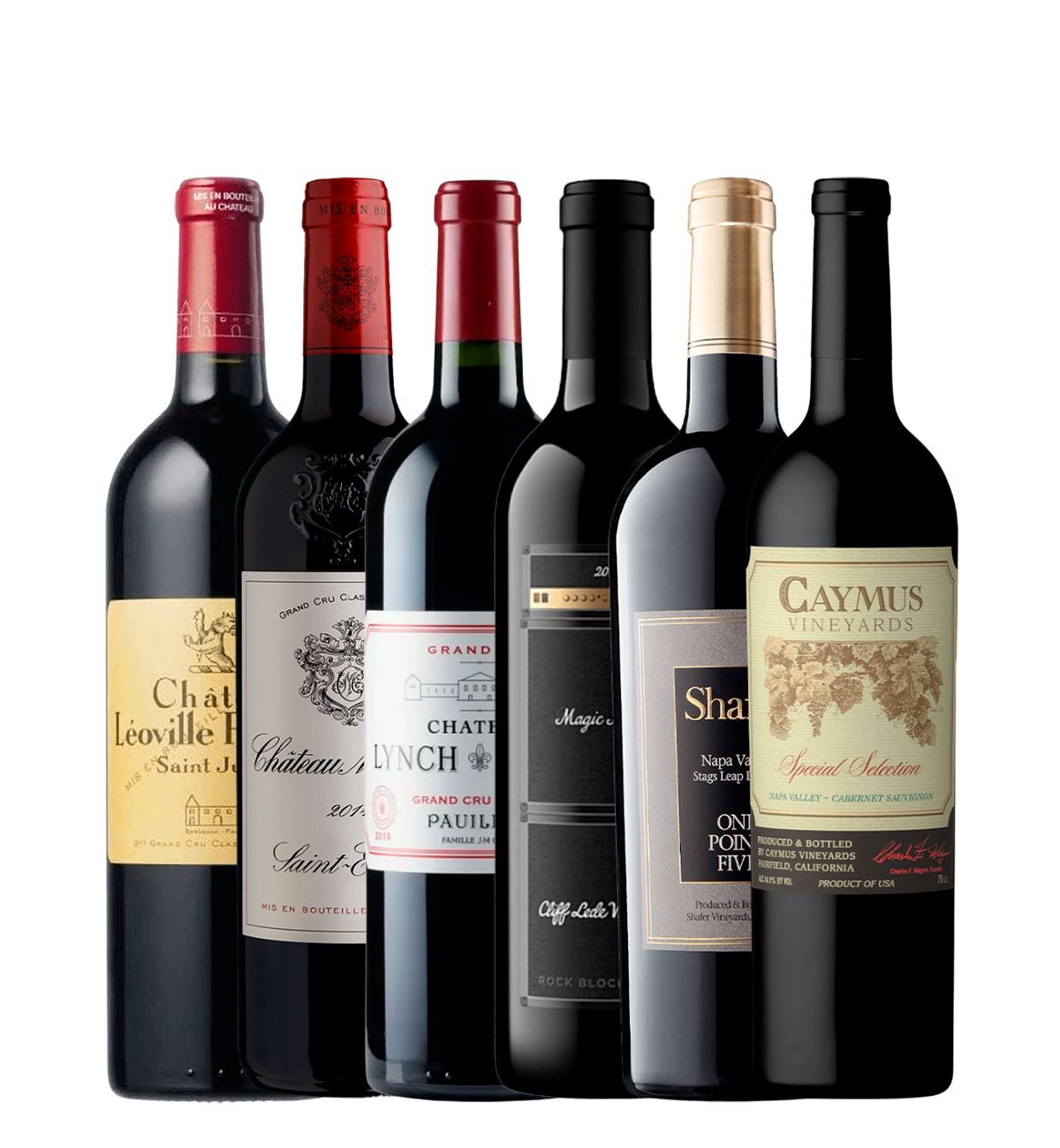 Californien vs. Bordeaux Kassen – 6 flasker
