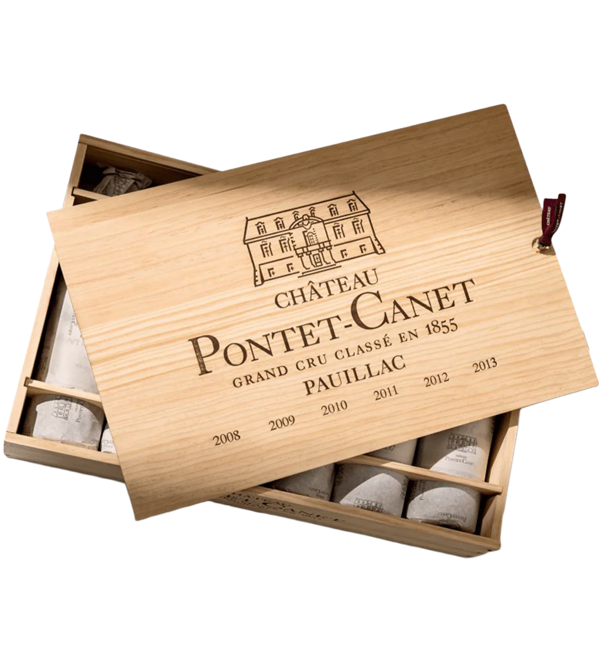 Château Pontet-Canet Vertical Case 2008-2013