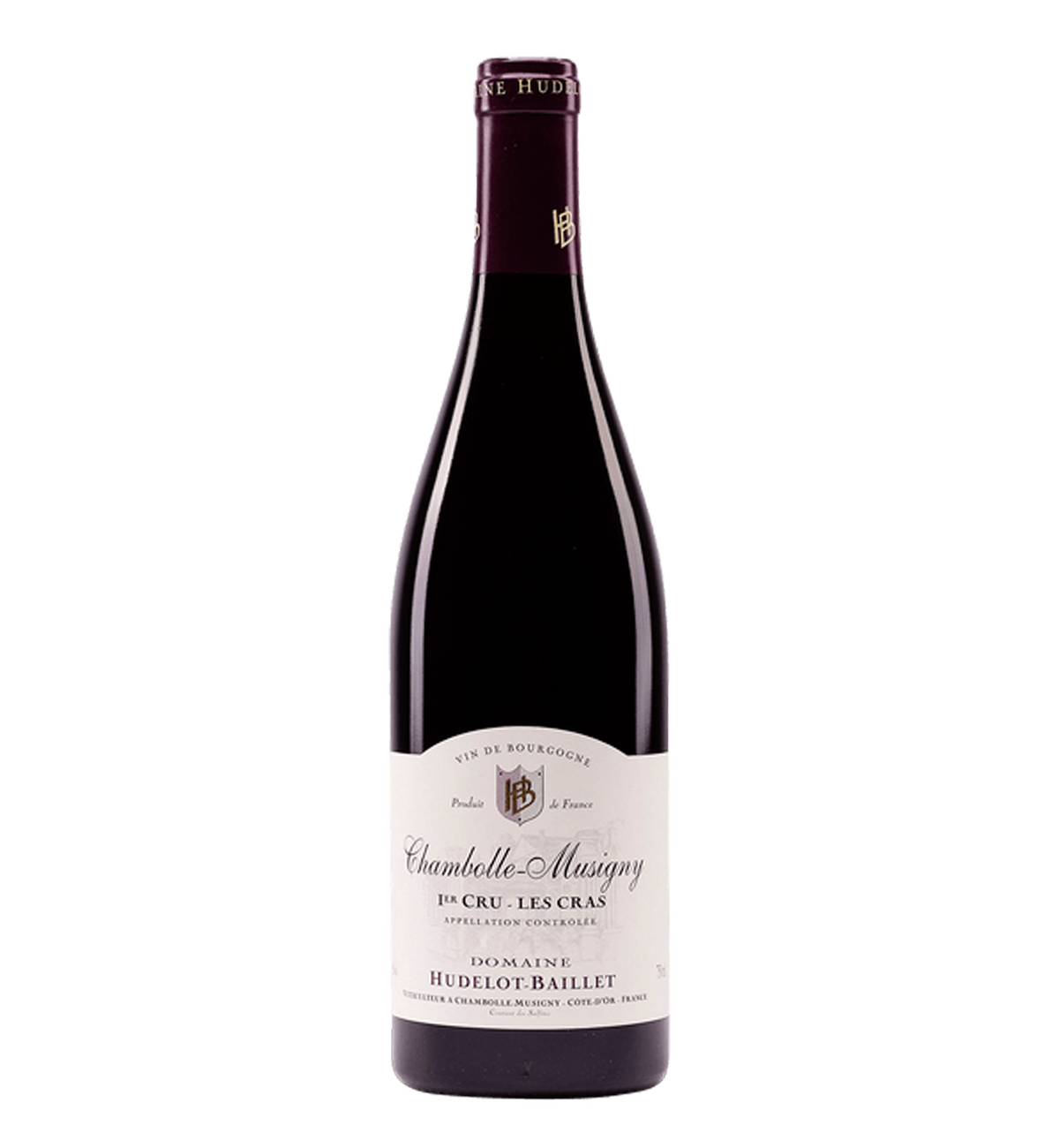 Domaine Hudelot-Baillet Chambolle Musigny 1er cru Les Cras 2021