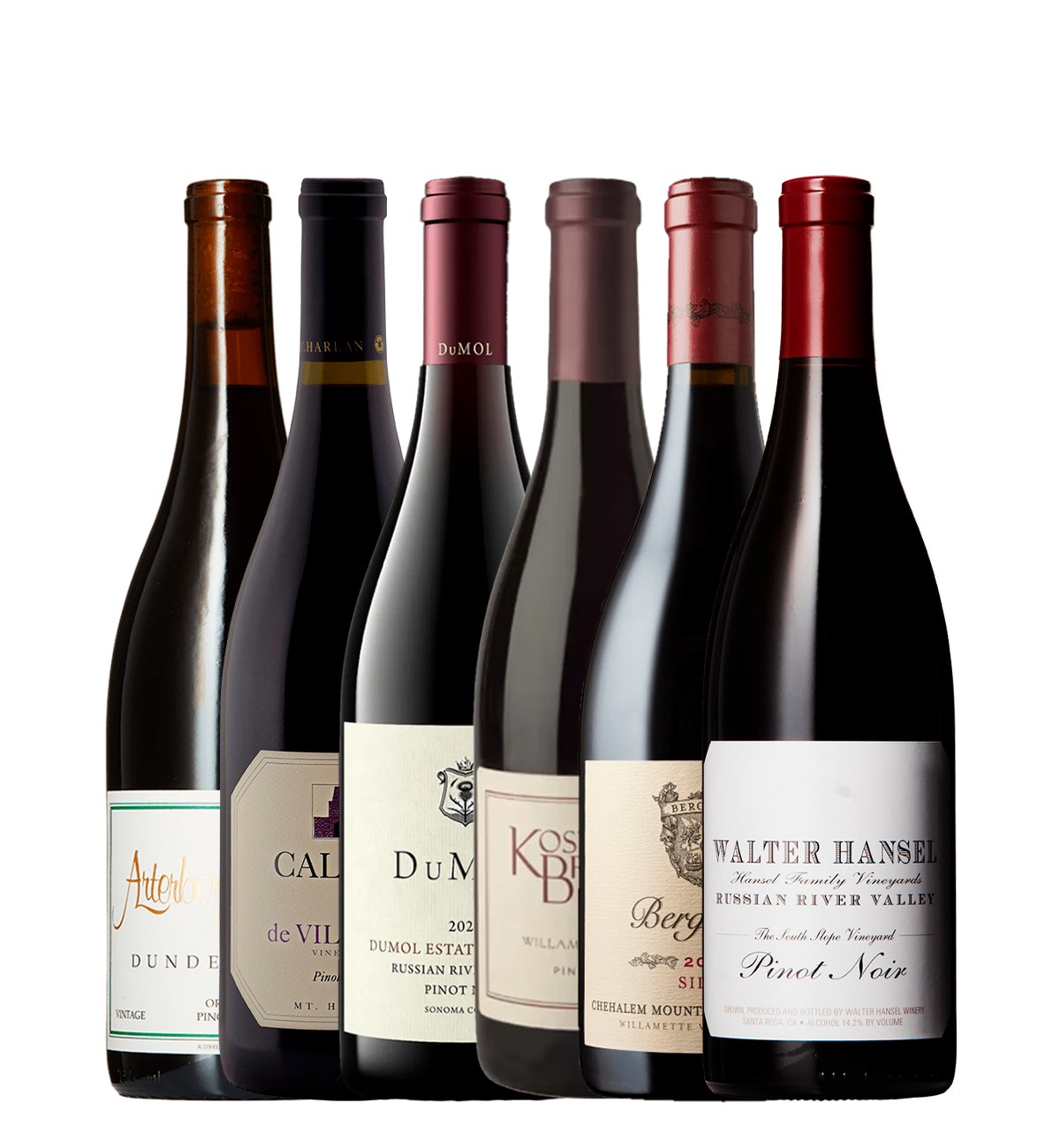Oregon vs. Californien Pinot Noir Premium Kassen - 6 flasker