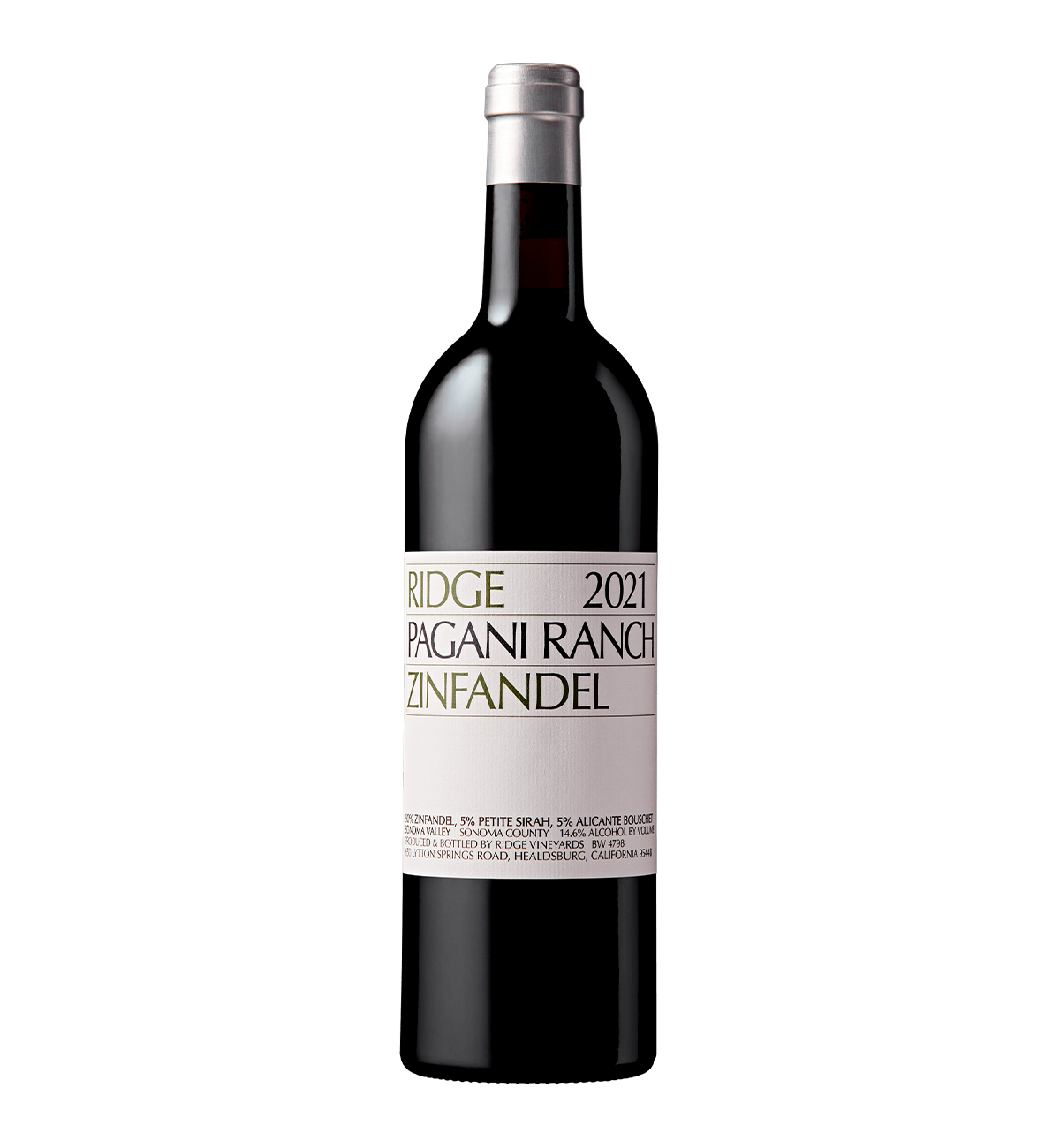 Ridge Vineyards Pagani Ranch Zinfandel 2021