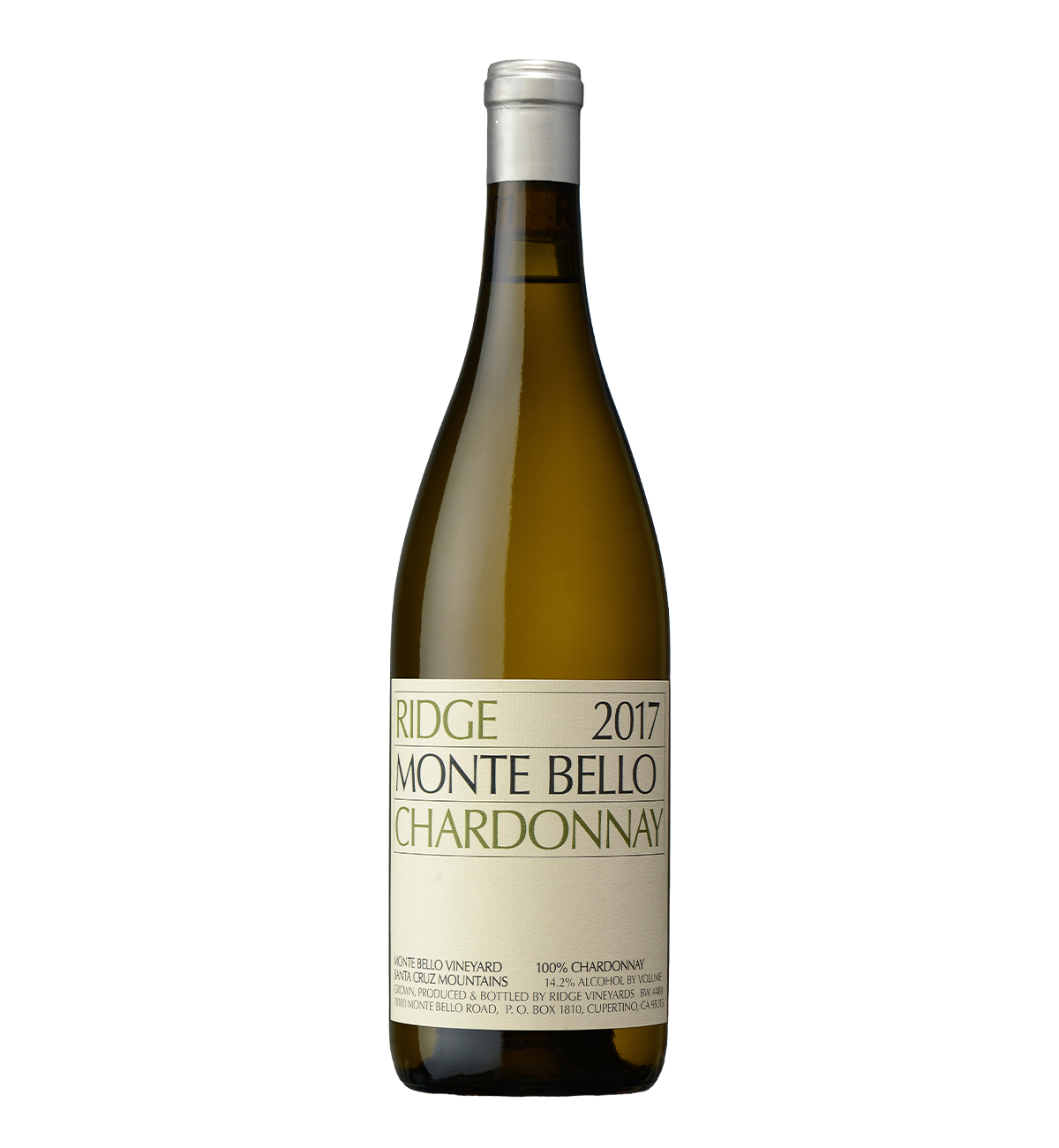 Ridge Vineyards Monte Bello Chardonnay 2017