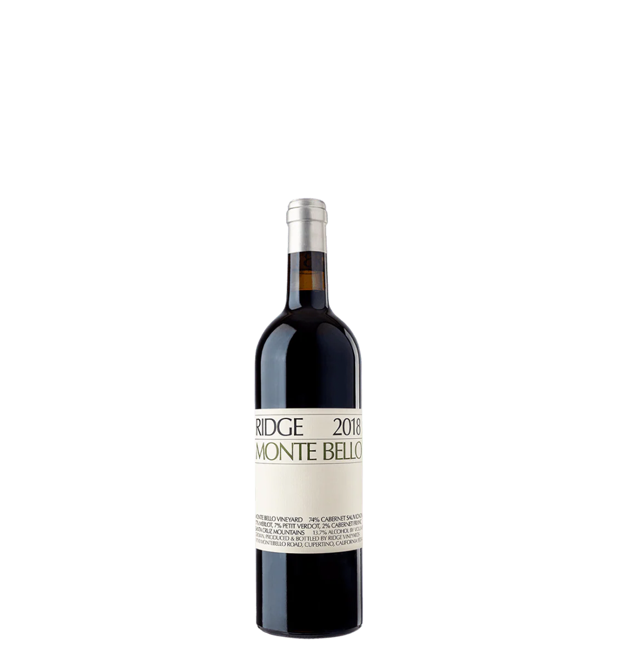 Ridge Vineyards Monte Bello 2018 37,5CL