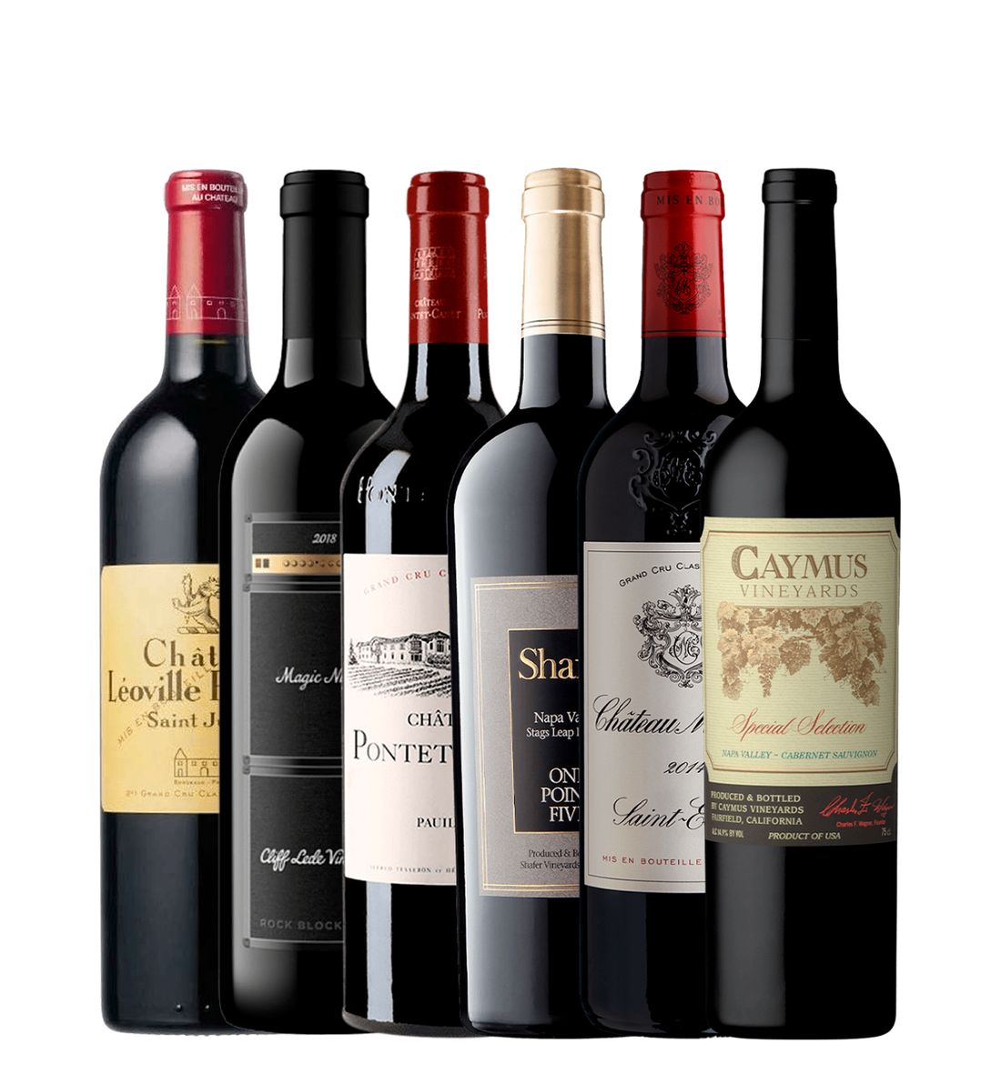 Californien vs. Bordeaux Premium Kassen – 6 flasker