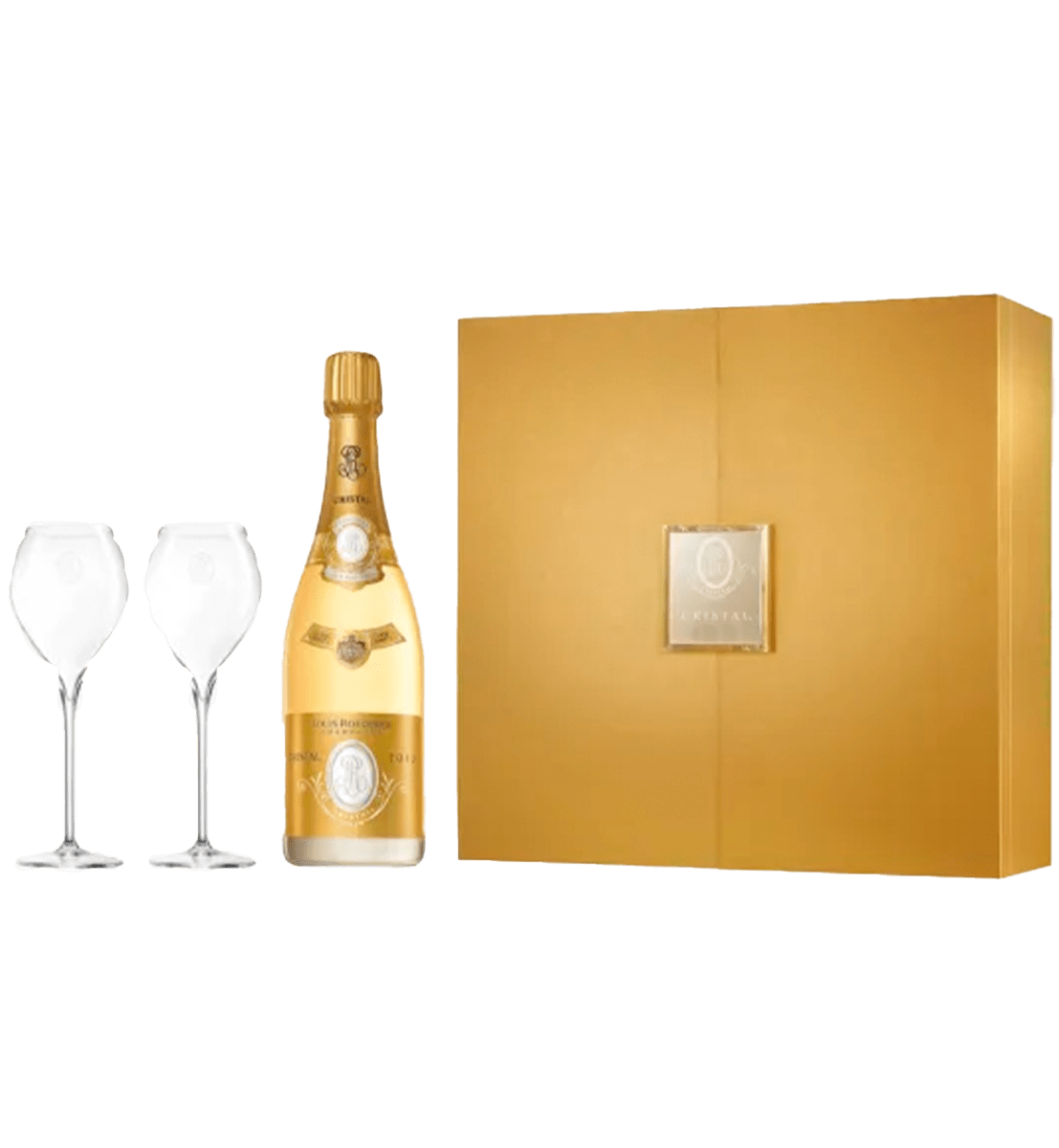 Louis Roederer Cristal 2012 med 2 glas