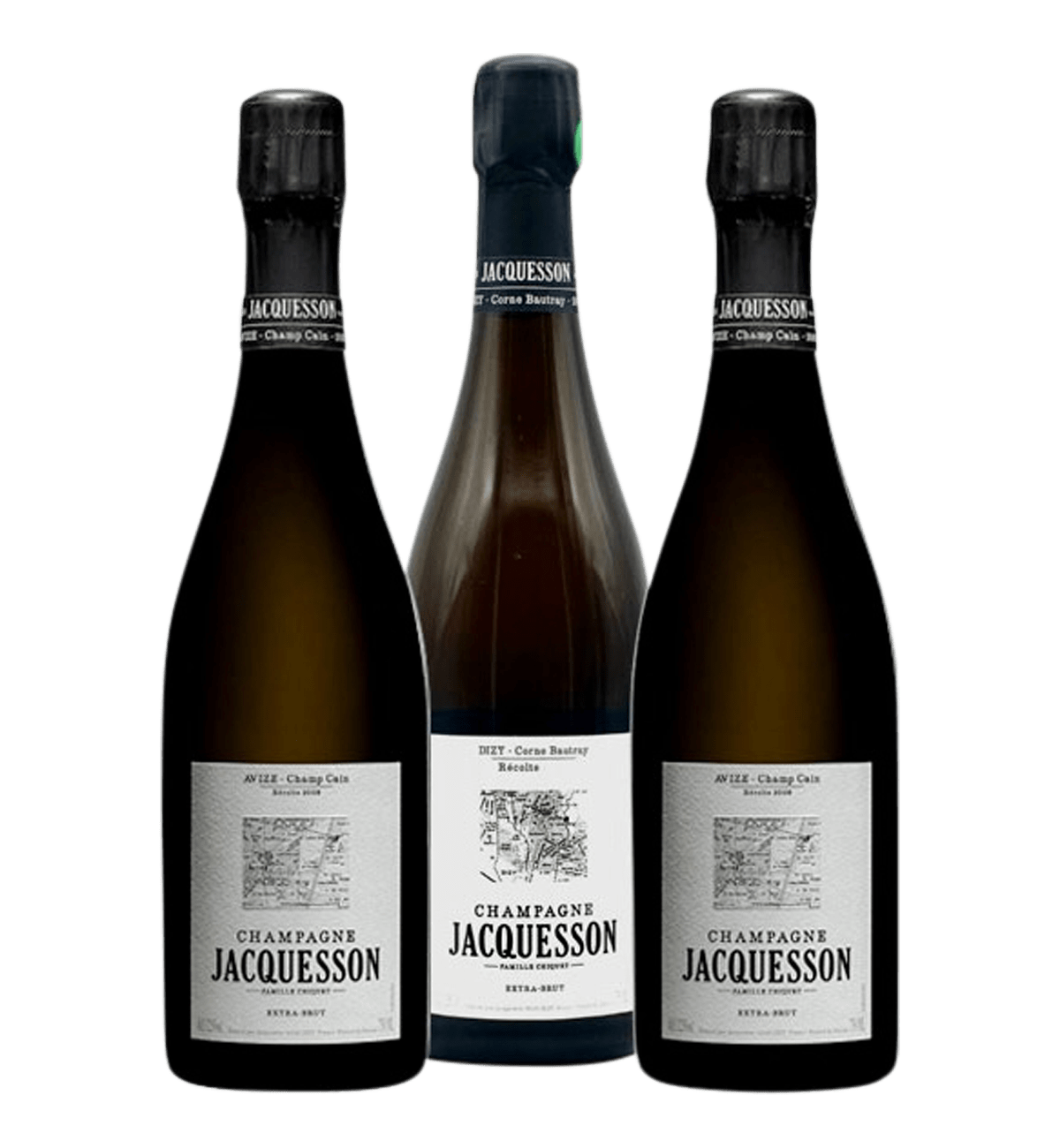 Jacquesson Lieux-Dits 2008 (2 Bts Avize Champ Cain 2008 + 1 Btl Dizy Corne Bautray 2008) Magnum