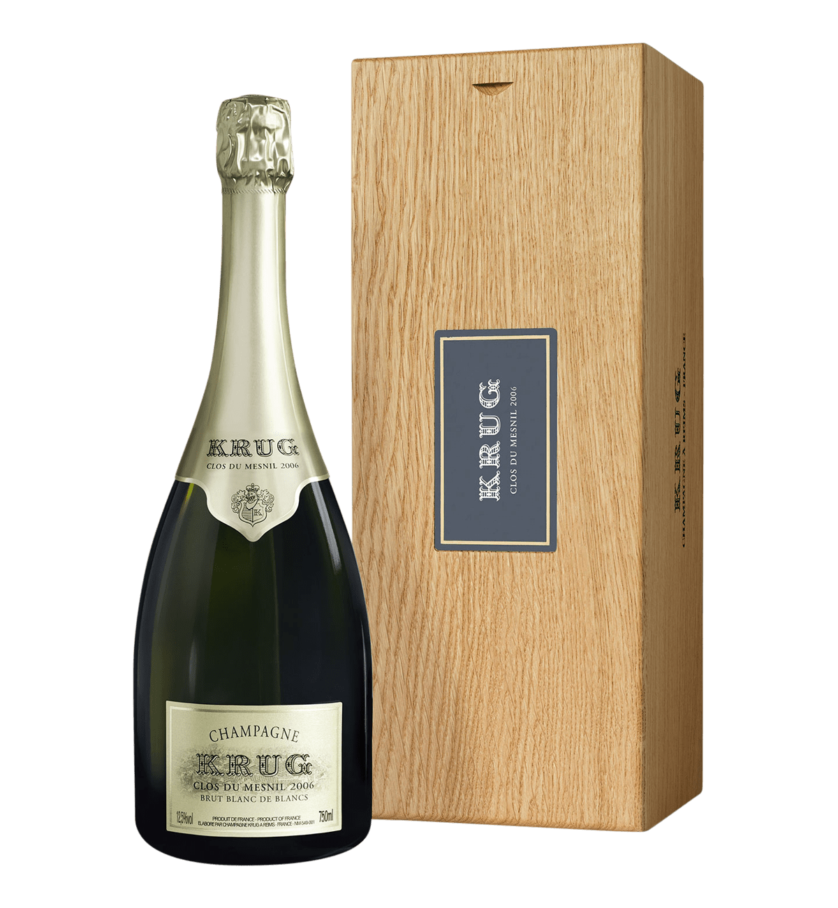 Krug Clos du Mesnil Blanc de Blancs Brut Champagne 2006 Gaveæske