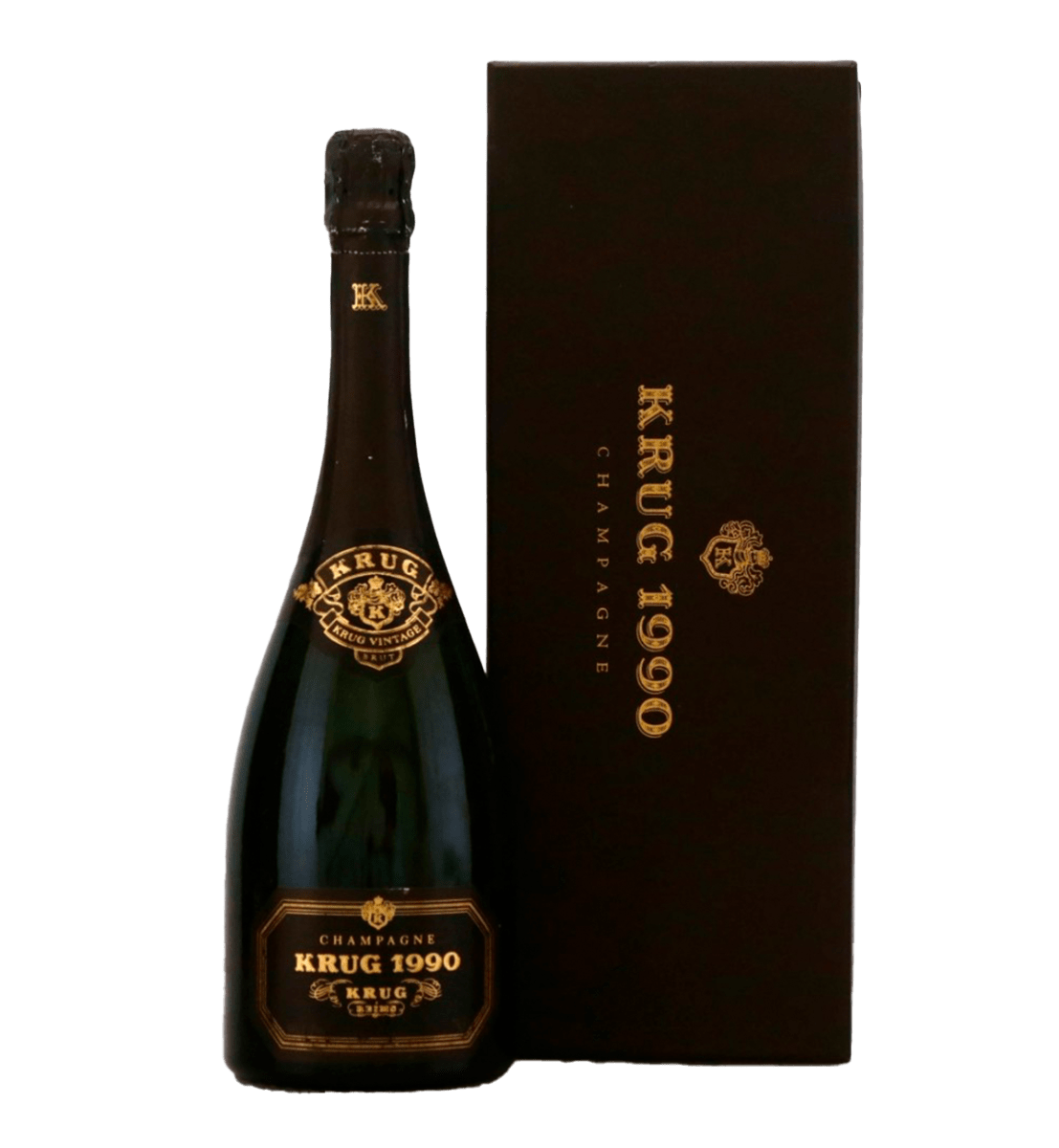 Krug Brut 1990 magnum - gaveæske