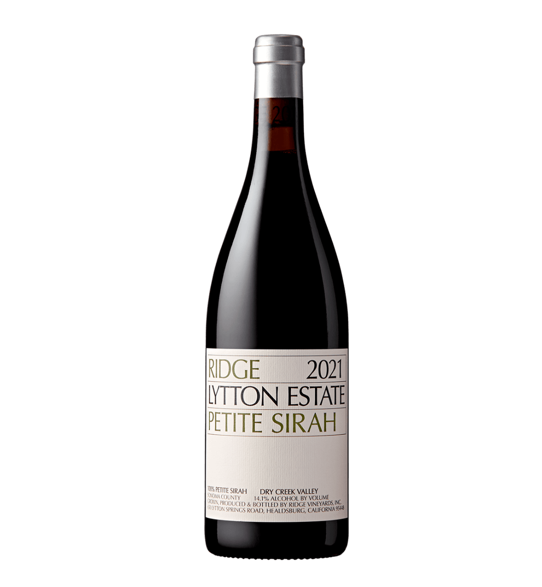 Ridge Vineyards Petite Sirah Lytton Estate 2021