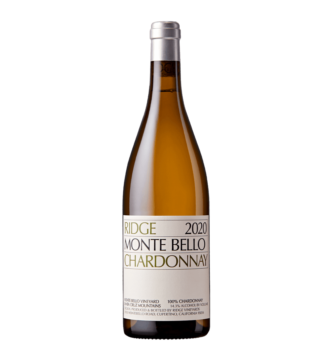 Ridge Vineyards Monte Bello Chardonnay 2020