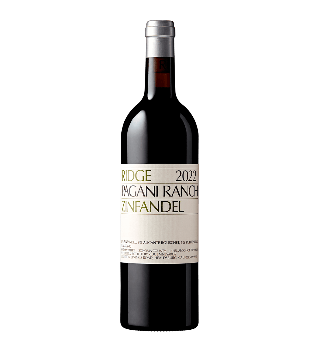 Ridge Vineyards Pagani Ranch Zinfandel 2022