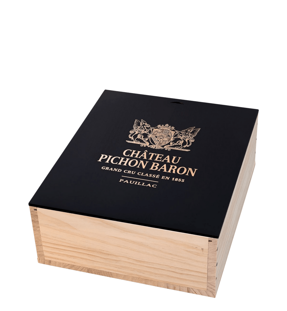 Château Pichon-Longueville Baron Black Gift Box 2014, 2015, 2016
