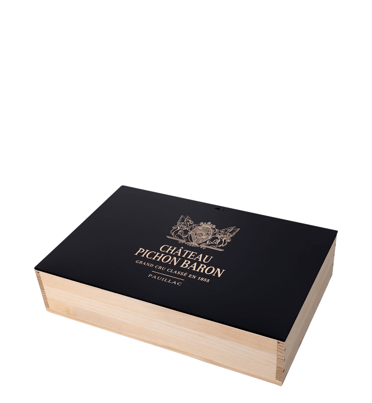 Château Pichon-Longueville Baron Black Gift Box 2015 (6 flasker)