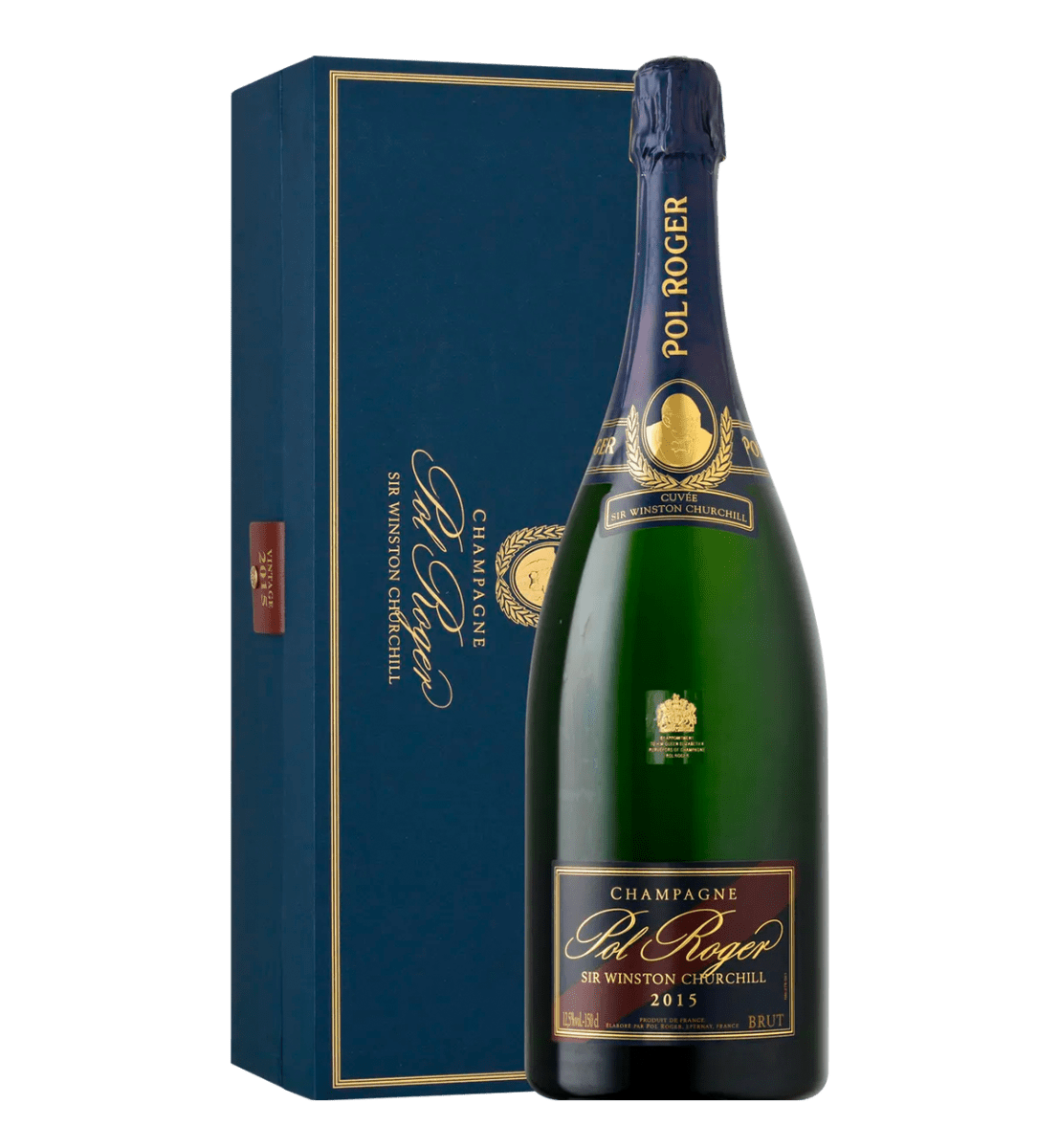 Pol Roger Sir Winston Churchill 2015 Magnum - gaveæske