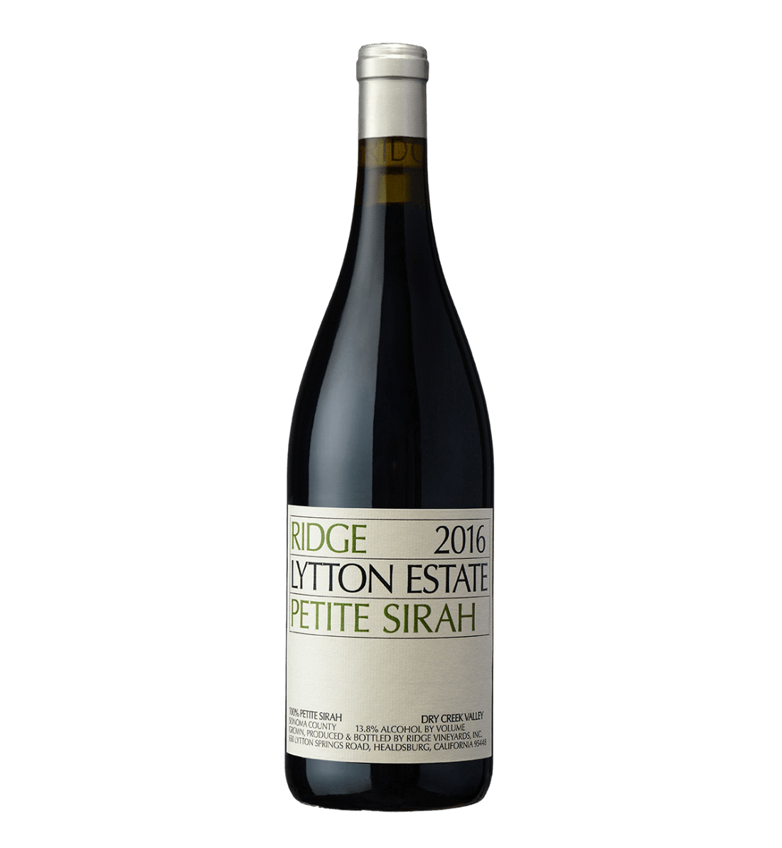 Ridge Vineyards Petite Sirah Lytton Estate 2016
