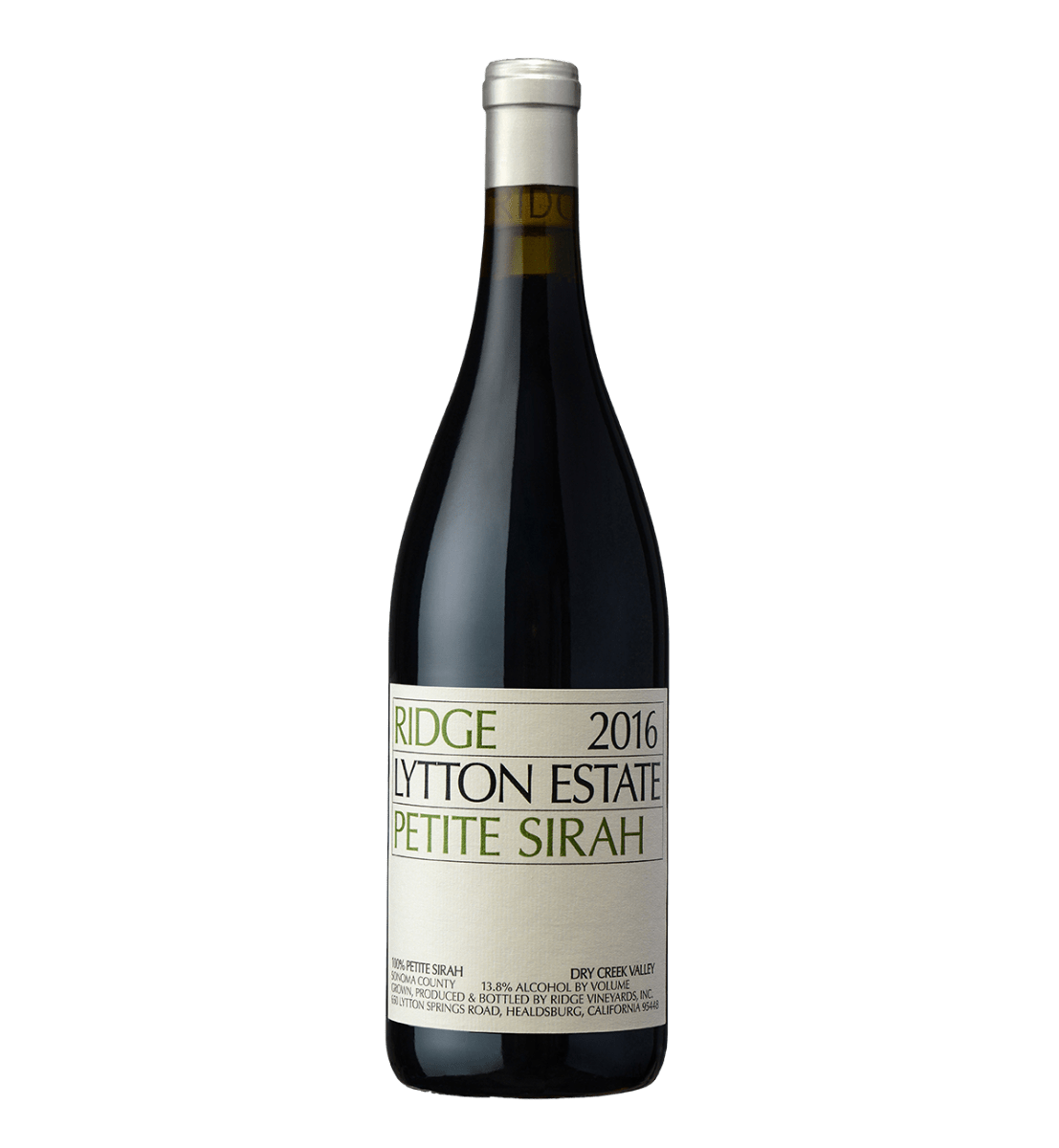 Ridge Vineyards Petite Sirah Lytton Estate 2016