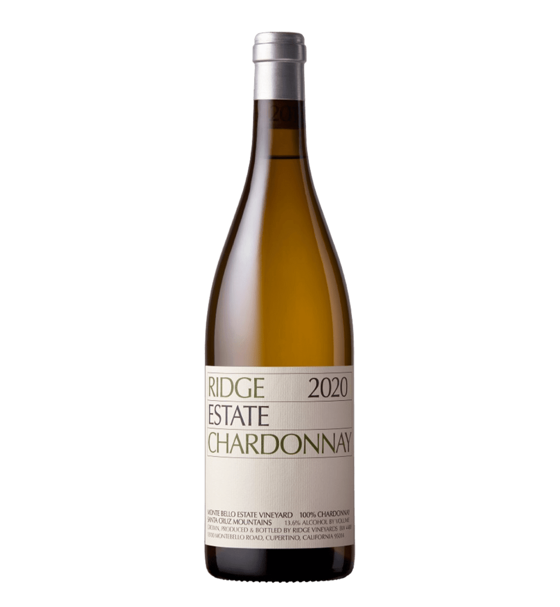 Ridge Vineyards Chardonnay Estate Santa Cruz Mountains 2021
