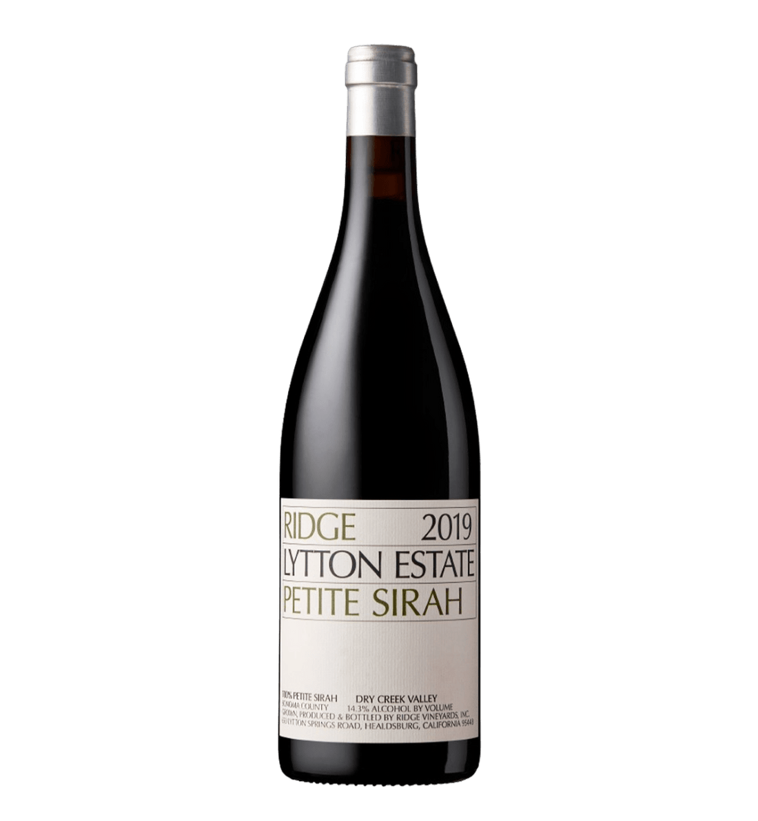 Ridge Vineyards Petite Sirah Lytton Estate 2019
