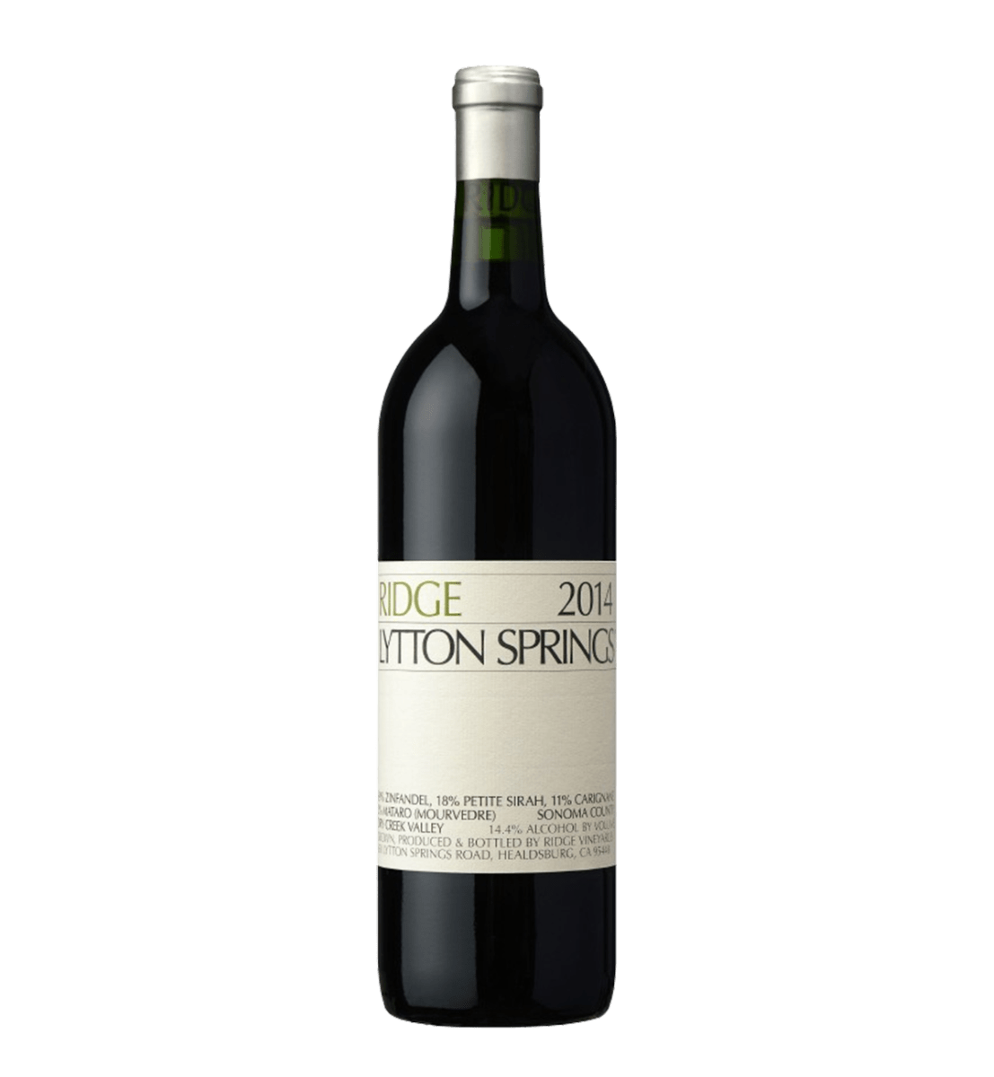 Ridge Vineyards Lytton Springs 2014