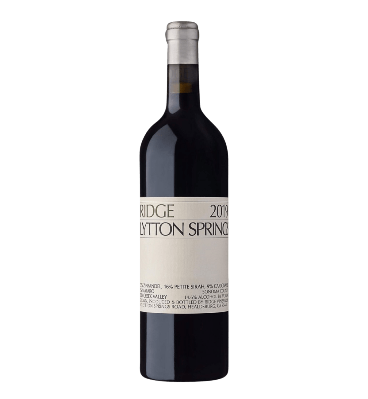 Ridge Vineyards Lytton Springs 2019
