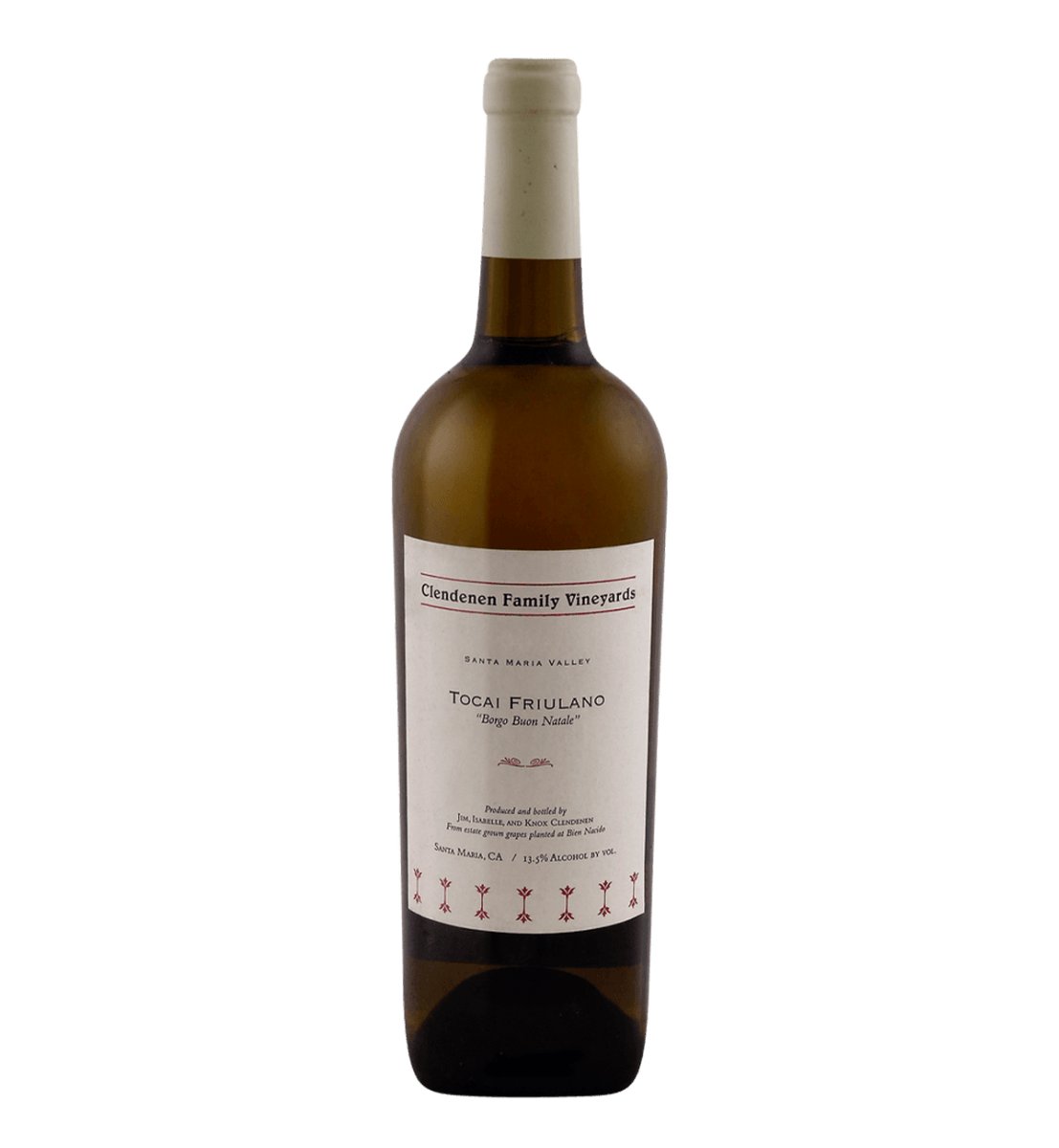 Clendenen Family Vineyards Tocai Friulano Borgo Buon Natale 2016