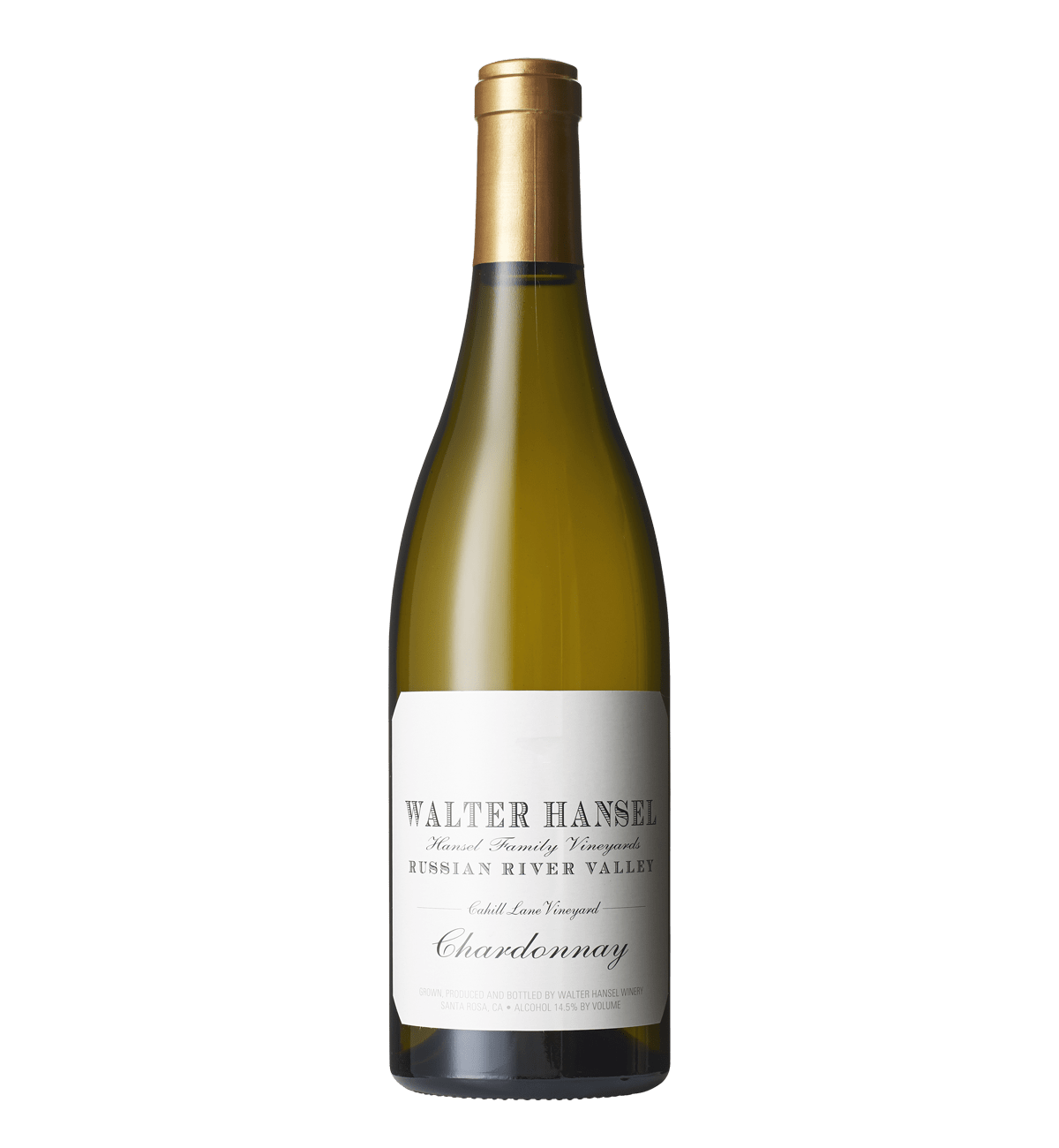 Walter Hansel Winery Chardonnay Cahill Lane 2022