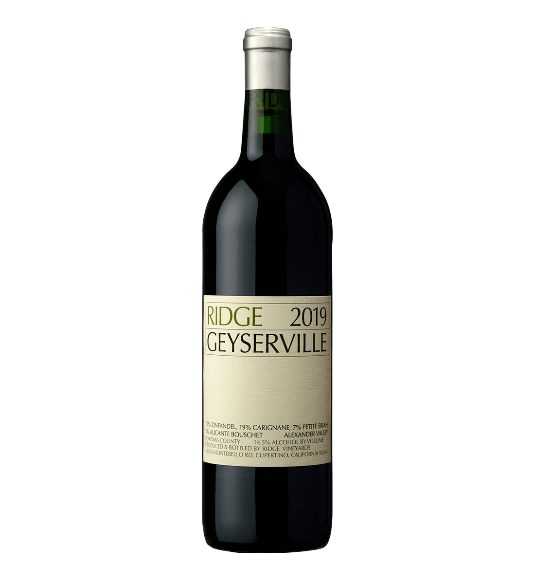 Ridge Vineyards Geyserville 2019 300CL
