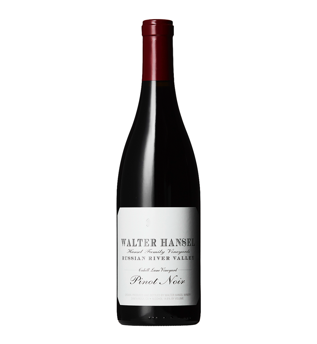 Walter Hansel Winery Pinot Noir Cahill Lane 2019