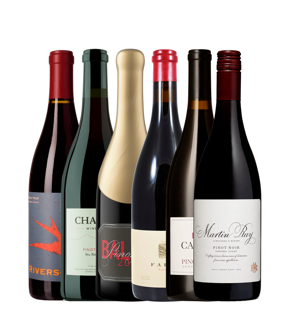 Californisk Pinot Noir Kassen - 6 flasker