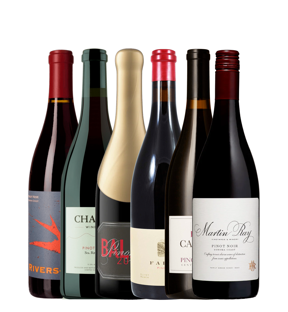 Californisk Pinot Noir Kassen - 6 flasker