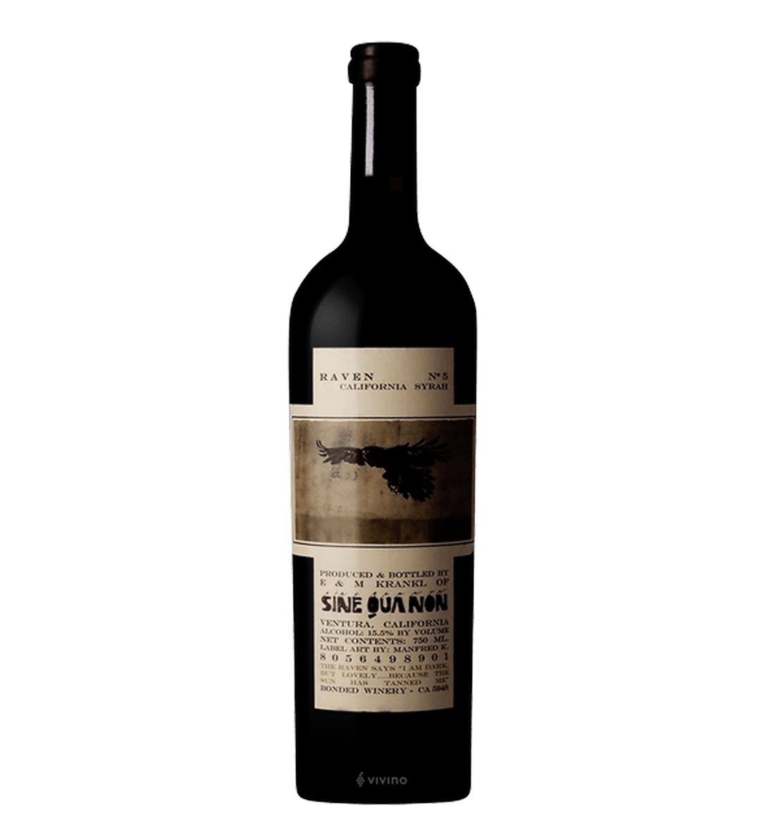 Sine Qua Non Raven No. 5 Syrah 2006