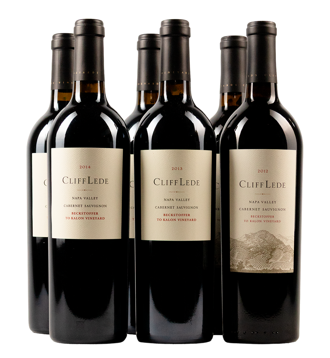 Cliff Lede Cabernet Sauvignon Beckstoffer To Kalon Vineyard 2012, 2013 &amp; 2014