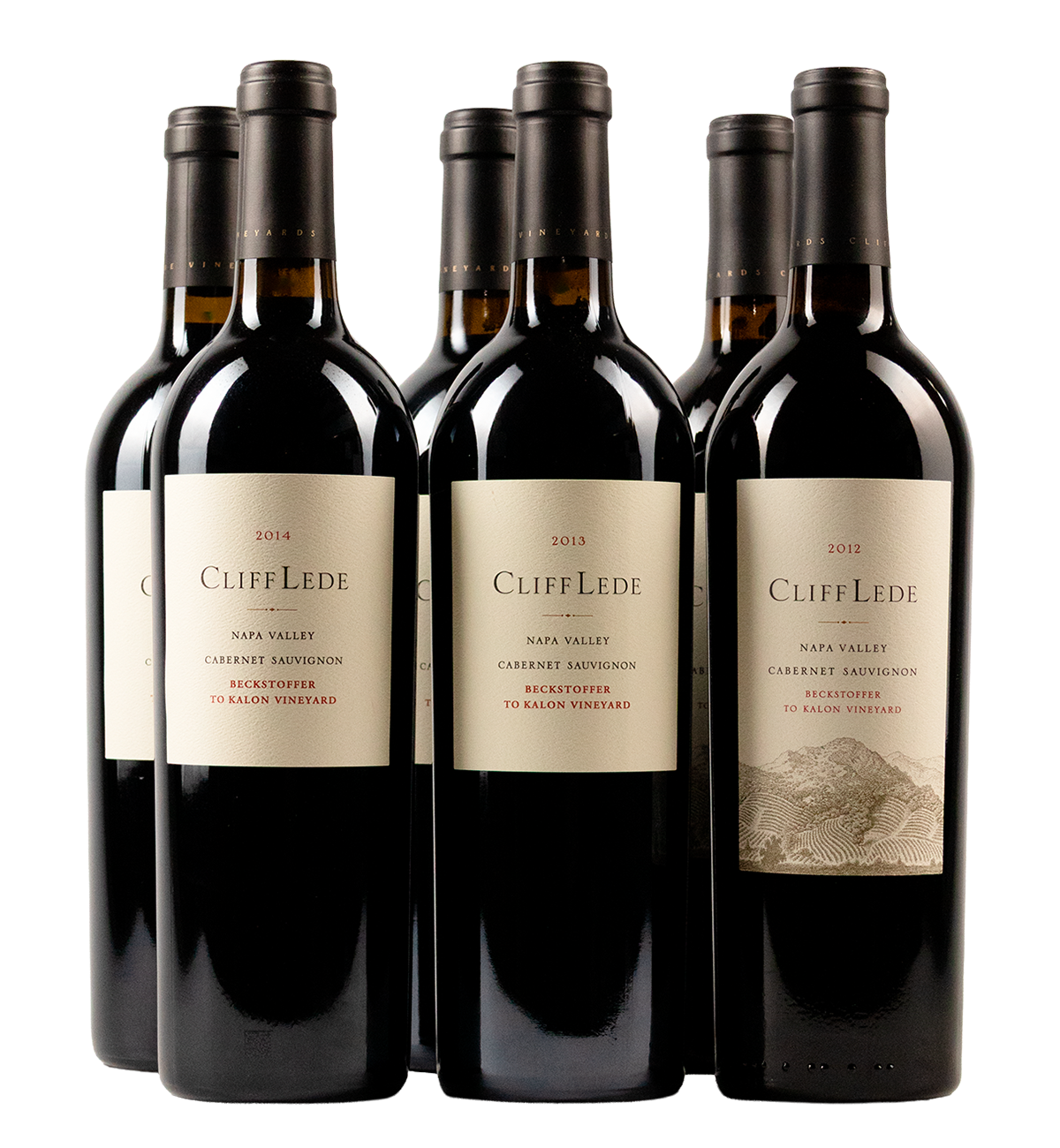 Cliff Lede Cabernet Sauvignon Beckstoffer To Kalon Vineyard 2012, 2013 &amp; 2014