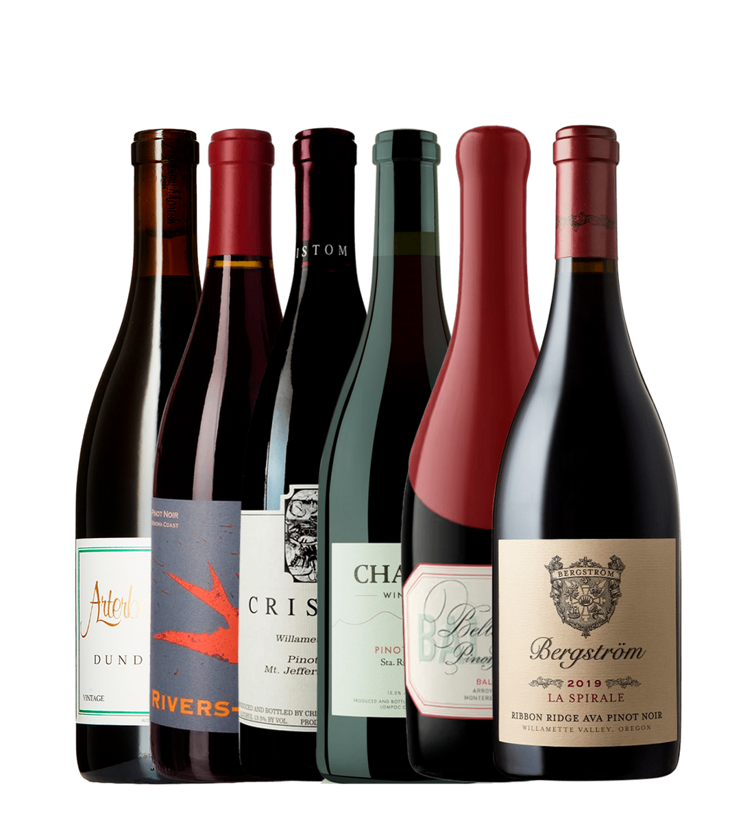 Oregon vs. Californien Pinot Noir Kassen – 6 flasker