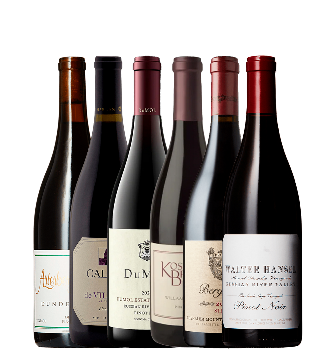 Oregon vs. Californien Pinot Noir Premium Kassen - 6 flasker