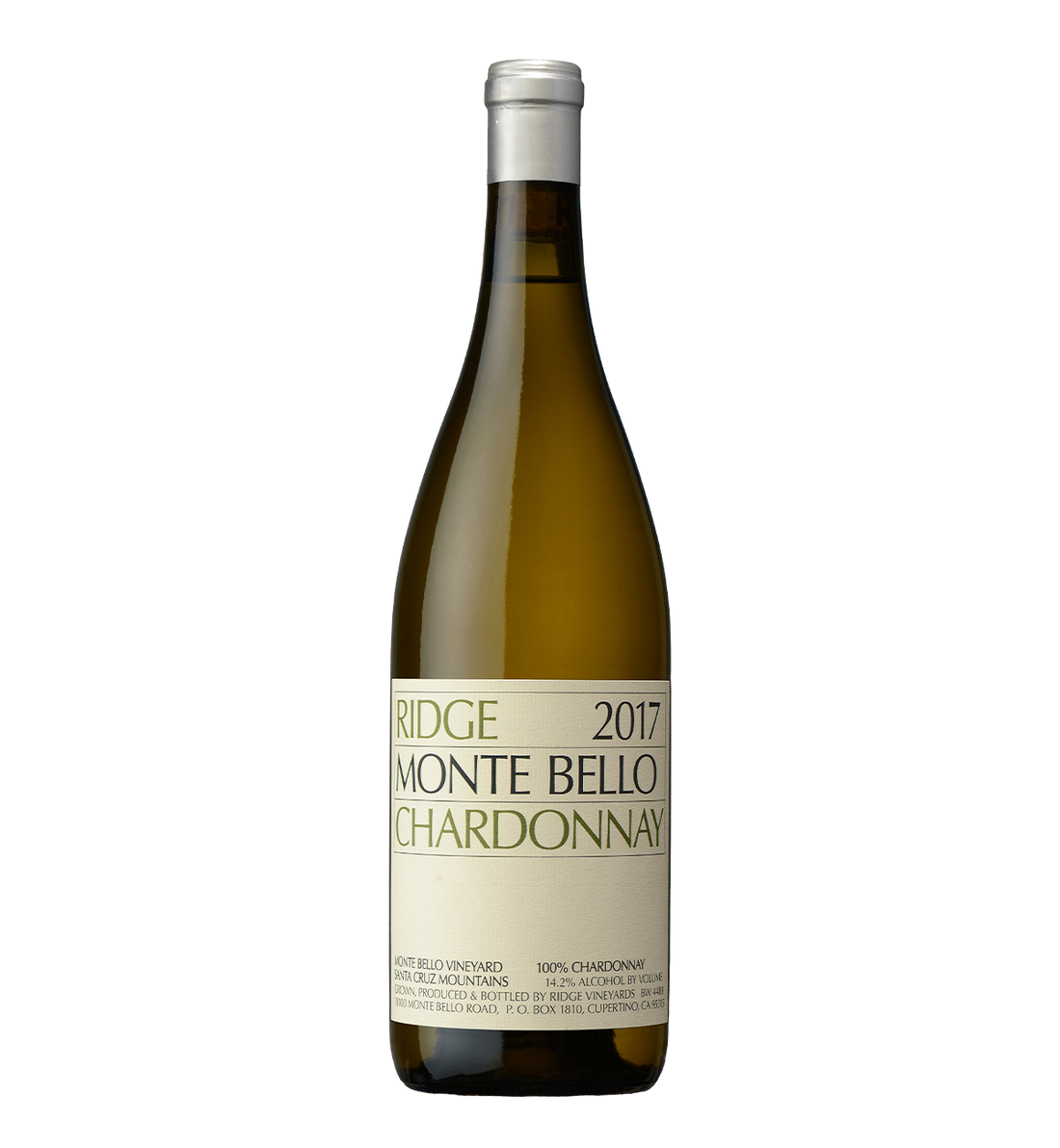 Ridge Vineyards Monte Bello Chardonnay 2017