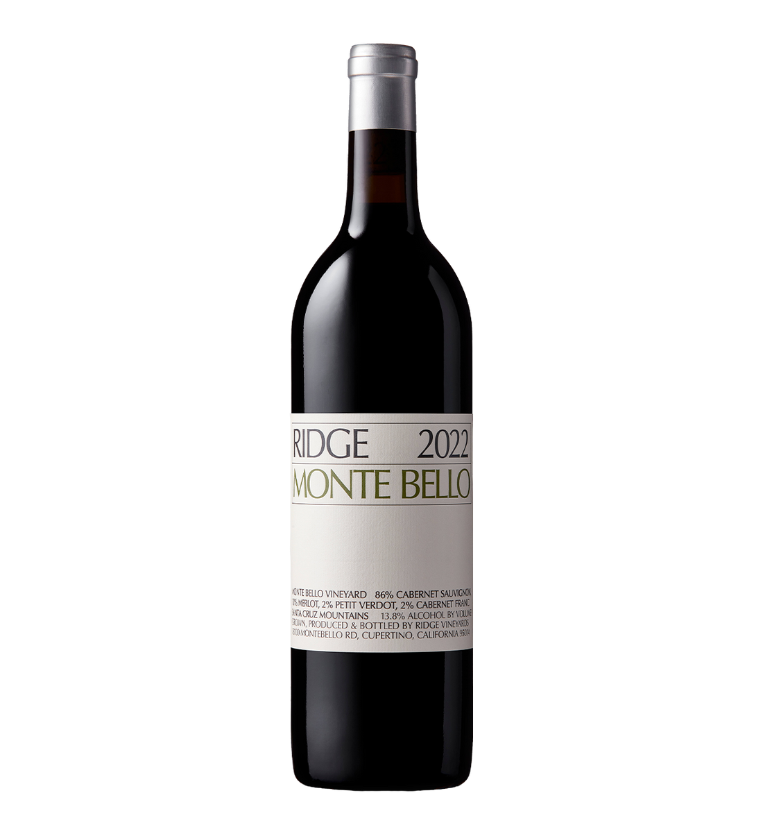 Ridge Vineyards Monte Bello 2022