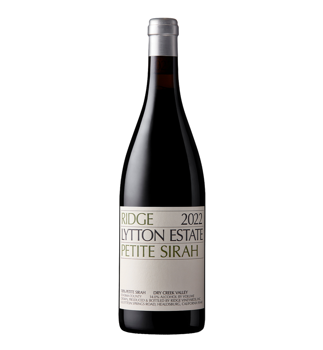 Ridge Vineyards Lytton Estate Petite Sirah  2022