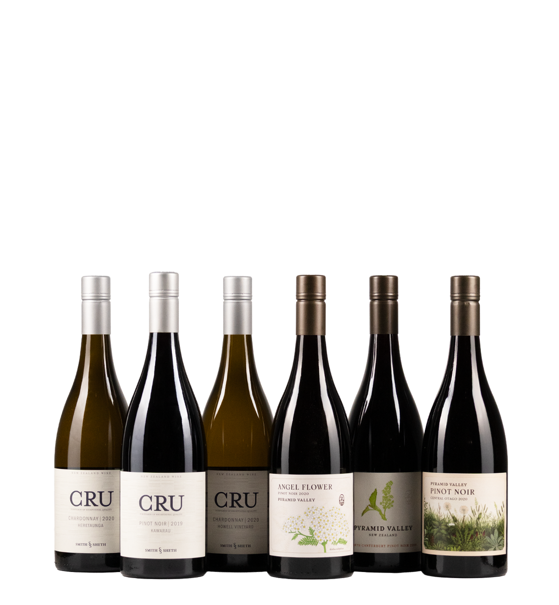 Smith &amp; Sheth &amp; Pyramid Valley smagekasse (6 fl.)