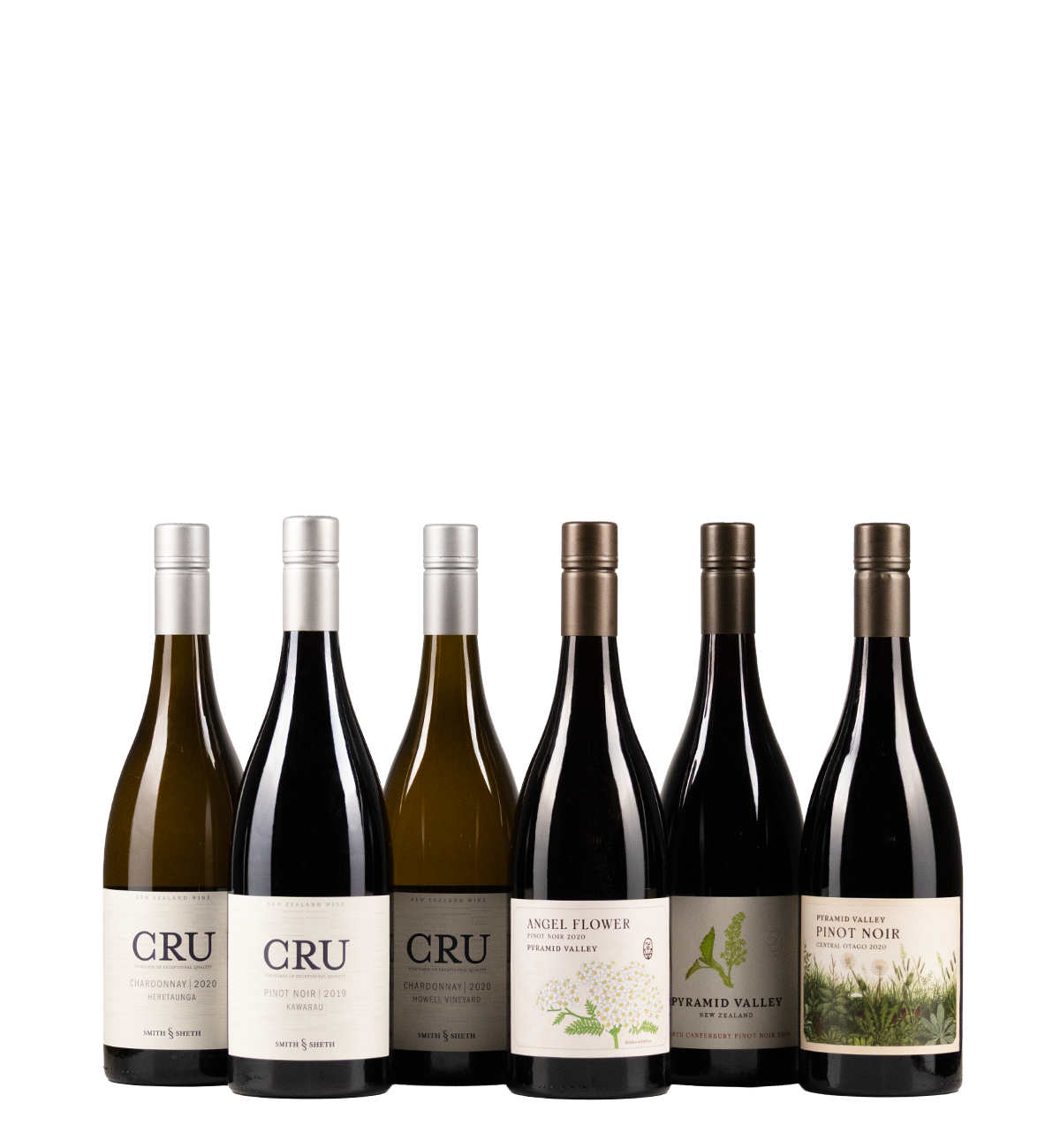 Smith &amp; Sheth &amp; Pyramid Valley smagekasse (6 fl.)