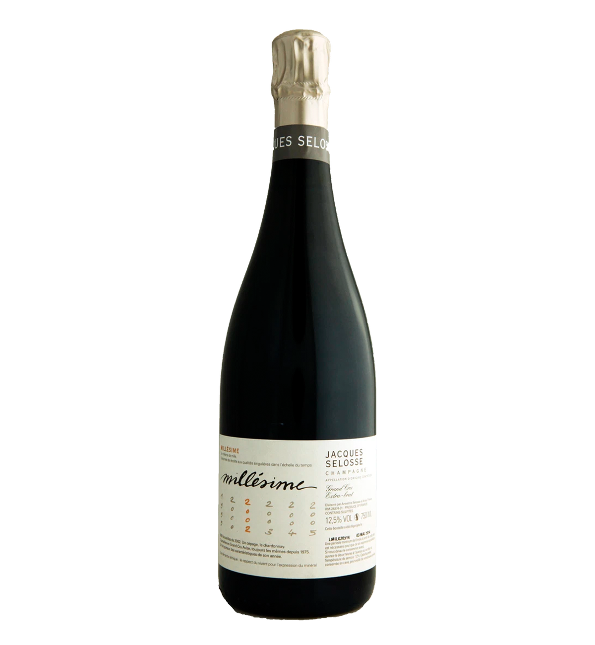 Jacques Selosse Blanc de Blancs Grand Cru Millésime 2002 Magnum