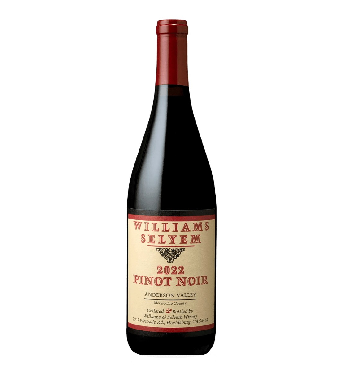 Williams Selyem Anderson Valley Pinot Noir 2022