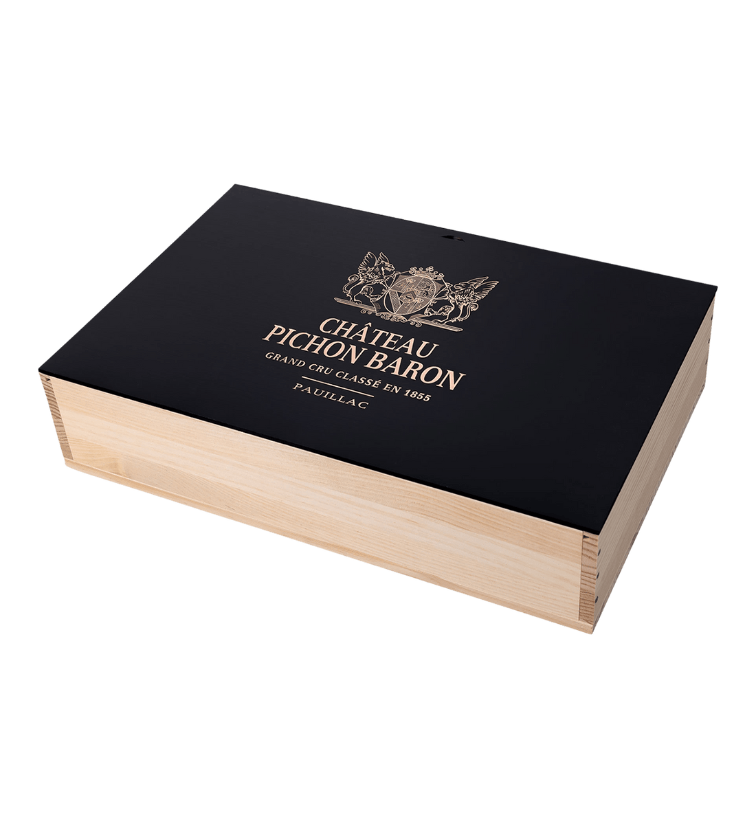 Pichon-Longueville Baron Black Gift Box 2014, 2015, 2016