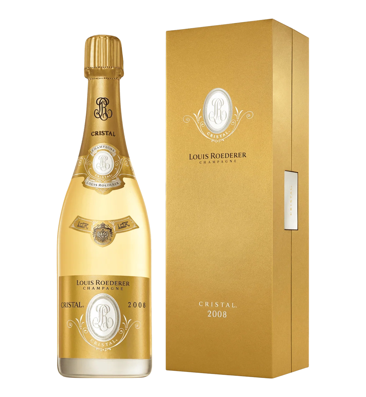 Champagne Louis Roederer Cristal 2008 Gaveæske
