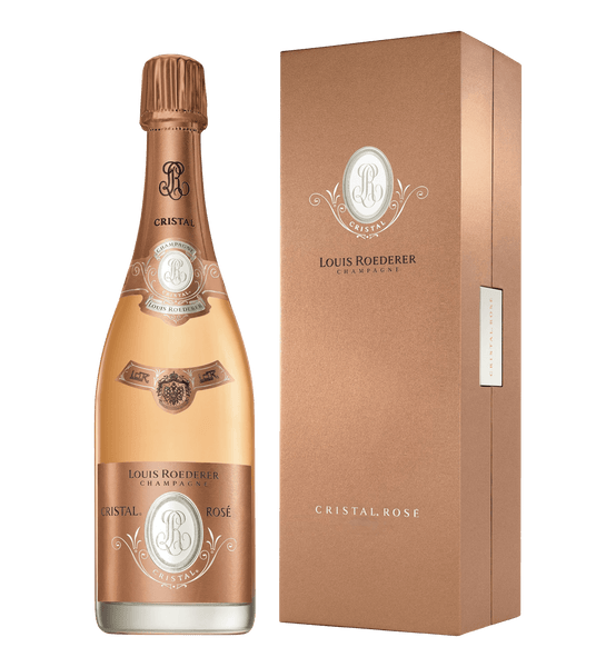 Louis Roederer Cristal Rosé 2002 i gaveæske – FineWines