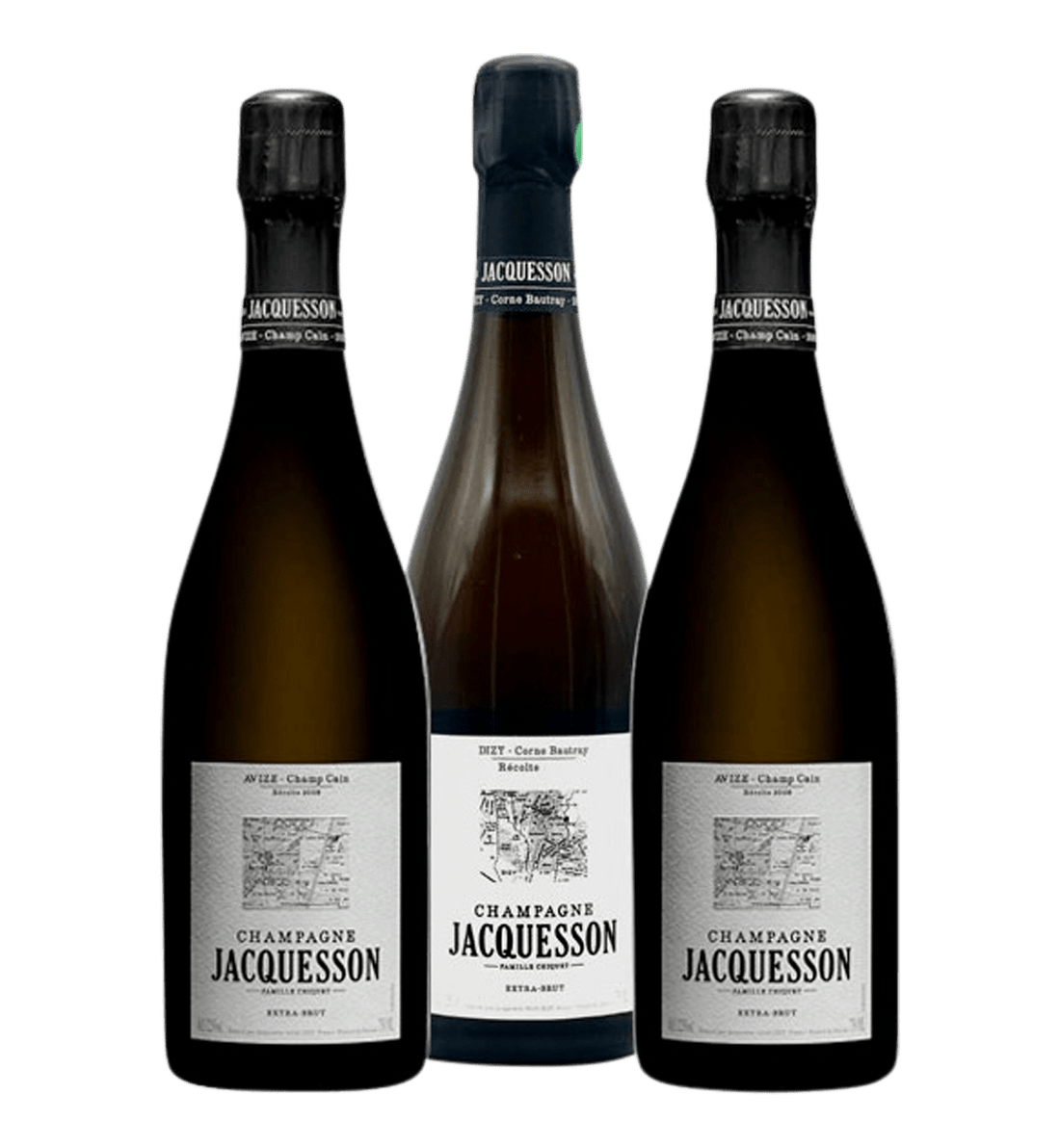 Jacquesson Lieux-Dits 2008 (2 Bts Avize Champ Cain 2008 + 1 Btl Dizy Corne Bautray 2008) Magnum